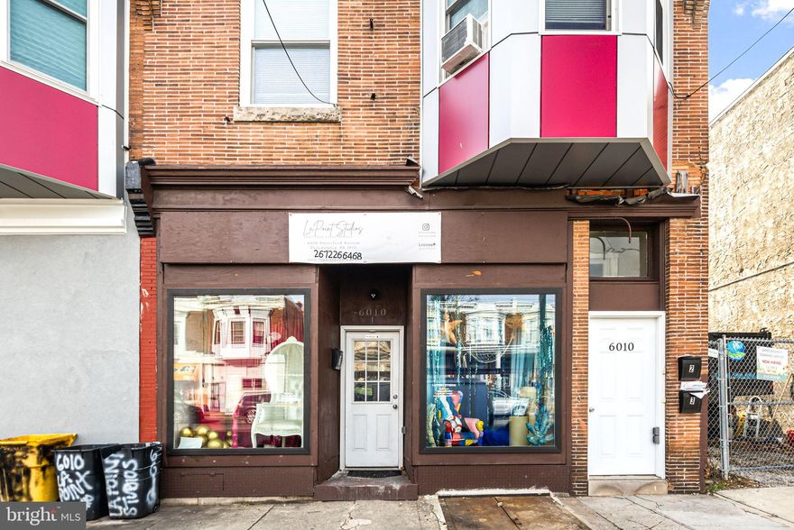 Welcome to 6010 Haverford Ave, a well-positioned 3-unit mixed-use property in the heart of West Philadelphia grossing $2,830 per month. This unique building is a fully-occupied, turnkey investment opportunity with a Commerical space alongside two spacious residential units above. Located just steps from new residential developments and a short drive to the universities, this property offers great potential for investors or business owners looking to capitalize on a thriving neighborhood. Residential units are certified lead safe. Owner is a licensed realtor.