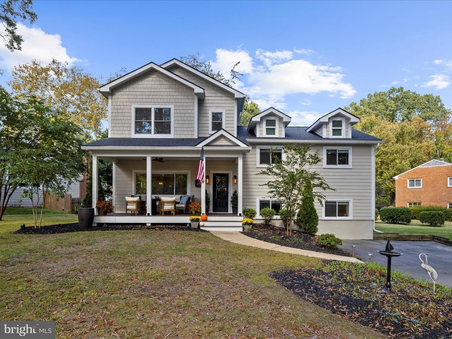 Experience the perfect blend of modern luxury and timeless Severna Park charm at 500 Pine Tree Drive. This beautiful home was entirely renovated in 2024 and sits proudly on a spacious corner lot in West Severna Park, which boasts a private beach, marina, and The Severn River Swim Club (currently a waitlist for membership).  Step onto your cozy front porch—the ideal spot for morning coffee and friendly neighborhood hellos. Step inside to find a bright, open floor plan on the main level featuring gorgeous hardwood flooring throughout. The large living area flows seamlessly into the stunning gourmet kitchen, complete with crisp white cabinetry, stainless steel appliances, and ample counter space. There’s also room for a large dining table, perfect for hosting family gatherings and dinner parties. The lower level offers a second living space along with a bedroom and full bath—perfect for guests or a private retreat. On the third level, you’ll find three spacious bedrooms, one featuring its own full bath, plus a beautifully updated hall bathroom to serve the others. The newly added upper level is a true showstopper, designed as a luxurious primary suite. Enjoy a spa-like bathroom with a walk-in shower and soaking tub, plus a custom walk-in closet that elevates everyday living. This level also includes a dedicated office, providing a quiet space for work or creativity. Out back, relax or entertain on your private deck, perfect for grilling and enjoying the outdoors. A new shed with electricity adds convenience and functionality, while the large driveway offers parking for five or more cars. Located in the sought-after West Severna Park community, residents enjoy exclusive neighborhood amenities including a private beach on the Severn River with a pavilion and playground, and a marina, all just minutes from Blue Ribbon Schools, The B&A Trail, shopping, and dining. Welcome home to 500 Pine Tree Drive—where every detail has been thoughtfully designed for comfort, connection, and modern coastal living.