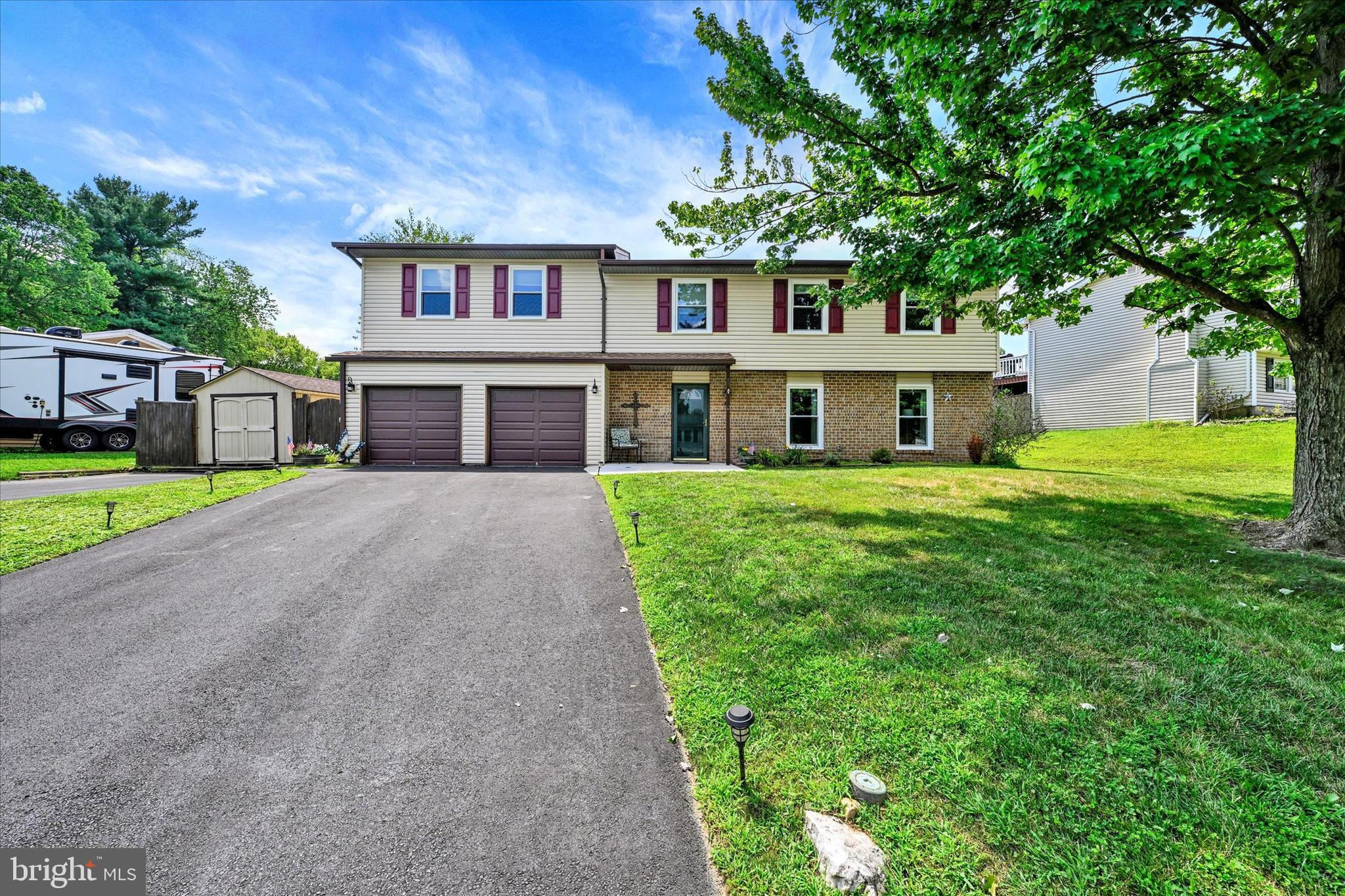 Welcome to this unique and beautifully updated single-family home located in the desirable Forest Lakes community of Forest Hill—with no HOA! Offering 4 spacious bedrooms and 2.5 baths, including a versatile in-law suite, this well-maintained home combines charm, comfort, and function across every space.
Step into a warm and inviting interior featuring an eat-in kitchen with oak cabinetry, crown molding accents, a pantry, recessed lighting, and stylish pendant lights over the dining area. A formal dining room, sitting/family room, and a cozy living room with a pellet stove provide plenty of flexible living space. Enjoy the convenience of main-floor laundry, a half bath, and elegant chair rail molding throughout. The primary suite offers a private en suite with a walk-in shower, while the upper-level hall bath serves the additional bedrooms. Outside, you’ll love the flat, fenced yard—perfect for entertaining with a concrete patio, paver wall, fire pit area, and large storage shed. The home also features a 2-car attached garage and two double driveways for ample parking.
Notable updates include:
✅ Windows (2022)
✅ 30-Year Architectural Roof (2018)
✅ Luxury Vinyl Plank Flooring (2022)
✅ HVAC System (2017)
✅ Hot Water Heater (2018)
✅ Updated Electrical (2023)
✅ Owned Solar Panels
✅ Owned Water Treatment System
Located close to schools, parks, shopping, and restaurants—this home is a true gem in a fantastic location. Don’t miss the opportunity to make it yours!