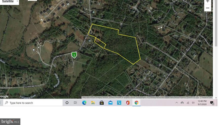 Believe and You can Achieve owning 28 acres of paradise in Clarksville!! Currently there is an  existing older home that can be renovated or torn down to make room for your dream home. The existing colonial and two car garage sits in the open area of the property which the rest is wooded with a stream towards the back of the property.  The property is served by a semi circular drive leading out to Haviland Mill Road.  Because the property has some environmental features the property was placed in an Environmental Trust- Documentation is available for review.  There  is another separate lot that is not encumbered. The Buyers will need to drill the well and perk the property at their cost. The larger land tract  of 27 acres was recorded by plat. Call office for all appointments- no access to property without an appointment