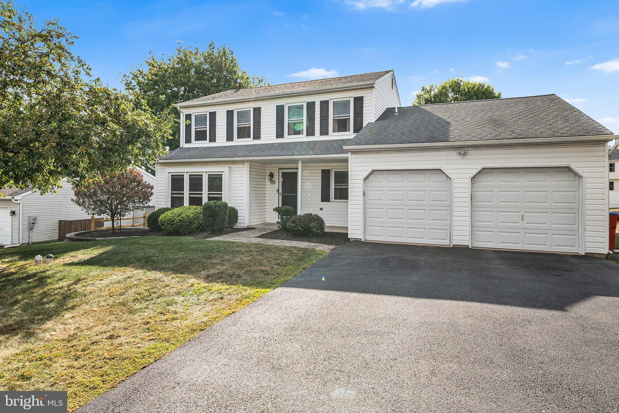 Welcome to this thoughtfully maintained and freshly updated single-family home nestled in the quiet and desirable neighborhood of Pleasant View Estates. As you enter through the bright and inviting foyer, you’re greeted by warm cherry wood floors that flow throughout the main level. The formal living room opens into the elegant dining room, creating an ideal space for entertaining. Sliding glass doors off the dining area lead to a spacious rear deck and a partially fenced-in backyard, perfect for outdoor gatherings or peaceful evenings at home. The updated eat-in kitchen features a center island, stainless steel appliances, granite countertops, a pantry, recessed lighting, and under-cabinet lighting. Adjacent to the kitchen, the large family room is filled with natural light from windows overlooking the backyard. A convenient half bath and direct access to the attached 2-car garage complete the main level. Upstairs, you’ll find three generously sized bedrooms, each with ceiling fans. The spacious primary suite offers two closets and a private ensuite bathroom with a glass-enclosed stall shower. The two secondary bedrooms share a full hall bath. The full basement provides ample space for storage or future finishing to create additional living or recreation space. Recent updates include a freshly painted interior in a soft, neutral color palette and professionally cleaned carpets throughout. Additional modern features include a Ring doorbell camera, rear solar-powered camera with motion light (equipment installed; subscription required), Ecobee WiFi thermostat, motion-activated lights at the front and back of the home, a new hot water heater (2024), and a furnace and A/C that were professionally serviced in 2025. For added convenience, the home includes a WiFi-enabled August front door lock, keypad lock on the side door, and a garage with keypad entry and two remotes. Move-in ready and full of thoughtful upgrades, this charming home offers space, privacy, and convenience in the peaceful Pleasant View Estates community. Mortgage savings may be available for buyers of this listing.
