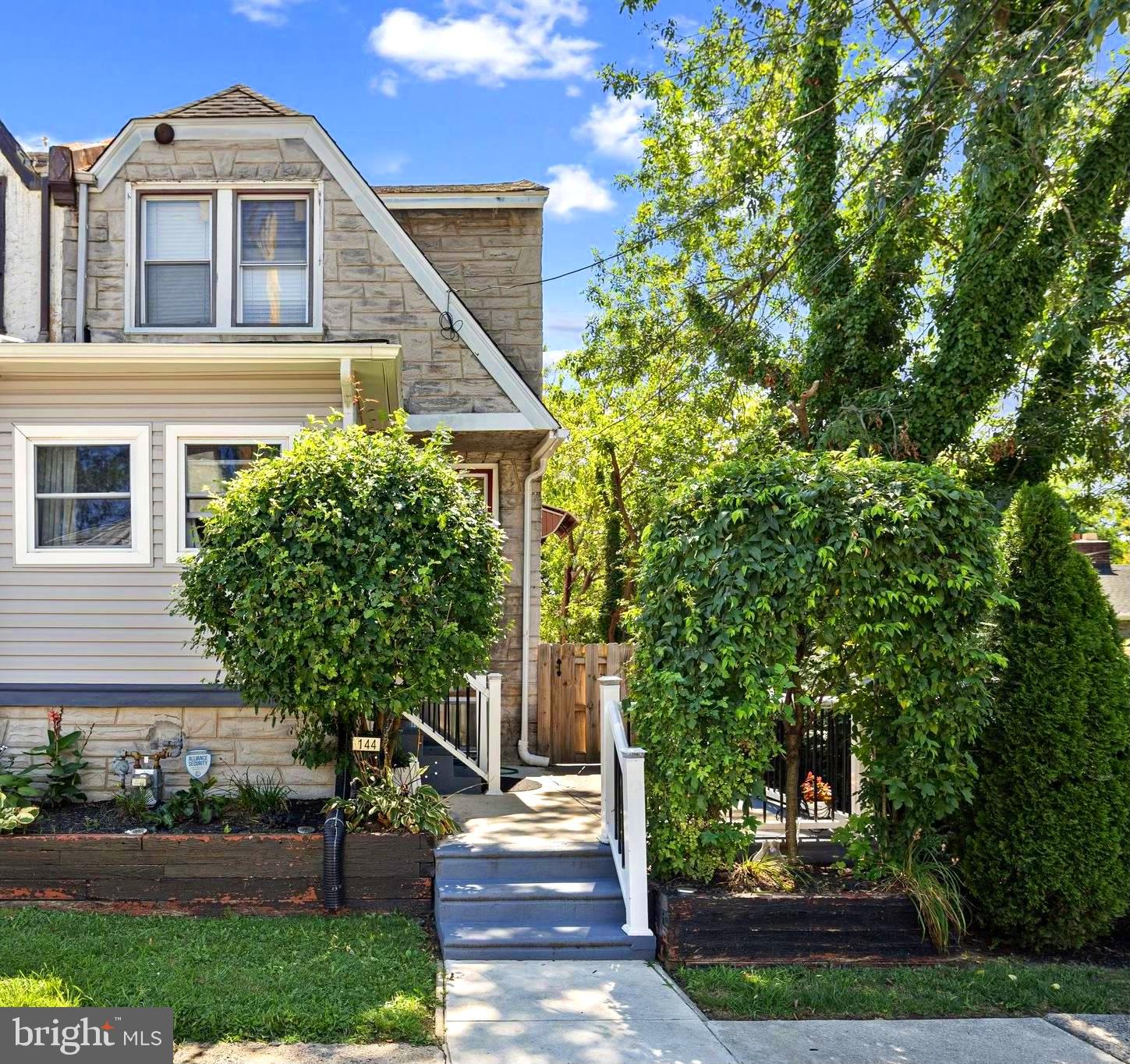 Welcome to this beautifully renovated twin home, perfectly situated on a quiet, tree-lined street in the heart of Lansdowne. Combining modern upgrades with timeless charm, this move-in ready residence offers 3 bedrooms, 2 full bathrooms, and a thoughtful blend of style and functionality throughout.
Step inside through the enclosed front porch—a bright and inviting space ideal for morning coffee or evening relaxation. The main level showcases a stunning gourmet kitchen, complete with sleek appliances, stylish cabinetry, upgraded countertops, and plenty of room for cooking and entertaining. The adjoining formal dining room and living room with a cozy fireplace create the perfect setting for gatherings.
Upstairs, you’ll find three spacious bedrooms, including a primary suite with a custom walk-in closet, along with an updated full hall bath.
The finished lower level offers incredible flexibility with a bonus room (or potential fourth bedroom), a full bath with shower, laundry area, and walkout access. Whether you’re hosting guests or enjoying a comfortable TV/den space, this level provides endless possibilities.
Additional highlights include newer hardwood flooring, recessed lighting, upgraded fixtures, and efficient gas heat.
Outside, the fenced side patio is perfect for grilling, entertaining, or simply relaxing in privacy, enhanced by tall shadow box fencing. A brand-new rear shed provides excellent extra storage.
With its many updates, prime location near parks and public transportation, and undeniable charm, this home is truly one of a kind—ready for you to move right in and enjoy.