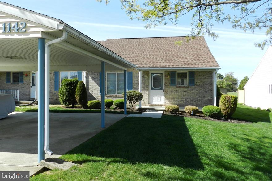 One level living in a convenient location. Master Bedroom with half bath. Covered rear porch with separate secure storage. Carport. Nicely landscaped. Rear shed. Convenient to shopping, banking, schools. Kitchen has additional folding counter.