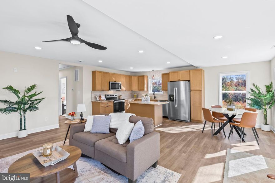 Welcome to one of the most serene and peaceful homes in Calvert County! Recently renovated and beautifully updated, this charming property is truly move-in ready. Nestled on 3 level, cleared acres with no HOA, it offers the perfect blend of privacy, nature, and open space.

Relax on your spacious deck and take in the quiet surroundings as you listen to the birds chirping and watch deer pass through your yard. Inside, you’ll love the modern kitchen, featuring quartz countertops, a generous island, recessed dimmable lighting, and an open-concept living area ideal for gatherings and entertaining.

The primary bedroom suite is a true retreat, offering two large closets, private deck access, and peaceful views right from your bed. The en-suite bathroom includes double vanities and a beautifully finished shower.

A comfortable second bedroom is perfect for guests or family, and the convenient main level laundry room provides extra storage and everyday ease. The unfinished basement offers a blank canvas create the space of your dreams or enjoy ample storage.

With 3 sunny acres, this property is ideal for a pole barn, oversized garage, garden, or play area. There’s room for everything you’ve imagined.

This hidden gem is one you won’t want to miss!

Owners are licensed Realtors in Maryland and Virginia.