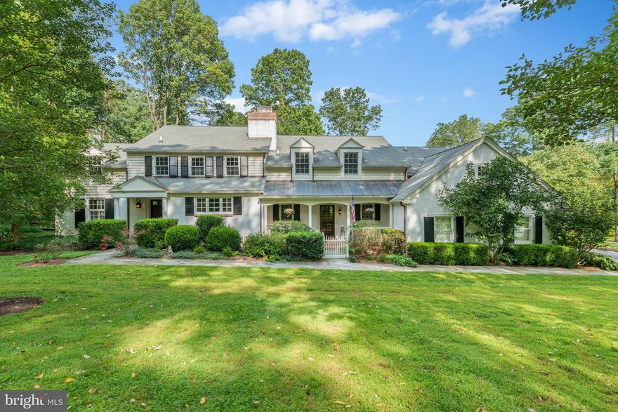 Welcome to this magnificent 5 bedroom, 3.2 bathroom custom home sitting on a picturesque 1 acre lot in the heart of Berwyn and Top Rated Tredyffrin Easttown Schools!  This stunning property exudes curb appeal the second you walk up the flagstone walkway and enter into foyer.  Situated to your left is a formal living room with tons of windows bringing in natural sunlight and a wood burning fireplace.  The formal office has a built-in desk, two sided brick fireplace, and built-in shelving while the formal dining room with extensive mill works offers beautiful views of the lovely grounds through the french doors that exit to a flagstone patio.  The spacious sunken family room offers a magnificent stone fireplace and opens up to breakfast room with brick fireplace and built-in bar and desk areas.  The updated kitchen offers island seating, white custom cabinetry, granite counters, stainless steel appliances, and huge walk-in pantry.  Off of the kitchen is the cozy four seasons room with vaulted ceiling, built-in bench, and sliders to another flagstone patio.  This level is completed with a mudroom with shelving and hooks and formal and informal powder rooms.  The second level offers a breath taking master suite with his and her built-in closets, french doors to balcony, sitting area, and luxurious master bathroom with sauna, dual vanity, soaking tub, and tiled stall shower.  There are 4 other large bedrooms- one with ensuite bathroom that exits to hallway and two share a jack and jill bathroom.  All bedrooms have walk-in closets with built-in shelving.  There is also a large laundry room with plenty of cabinets and counter space.  The walk-out lower level is completely finished and offers additional living space.  The yard with 3 separate patios is completely fenced and offers stunning views of the beautiful landscape.  There is also a whole house generator. All of this plus walkable to Episcopal Academy, minutes to Paoli Train Station and downtown Wayne/Lancaster Ave with it s amazing array of shopping and dining options, and close to all major roadways for an easy commute to Philadelphia, Wilmington, and NYC.  Call today to preview this incredible property; it will not last long!