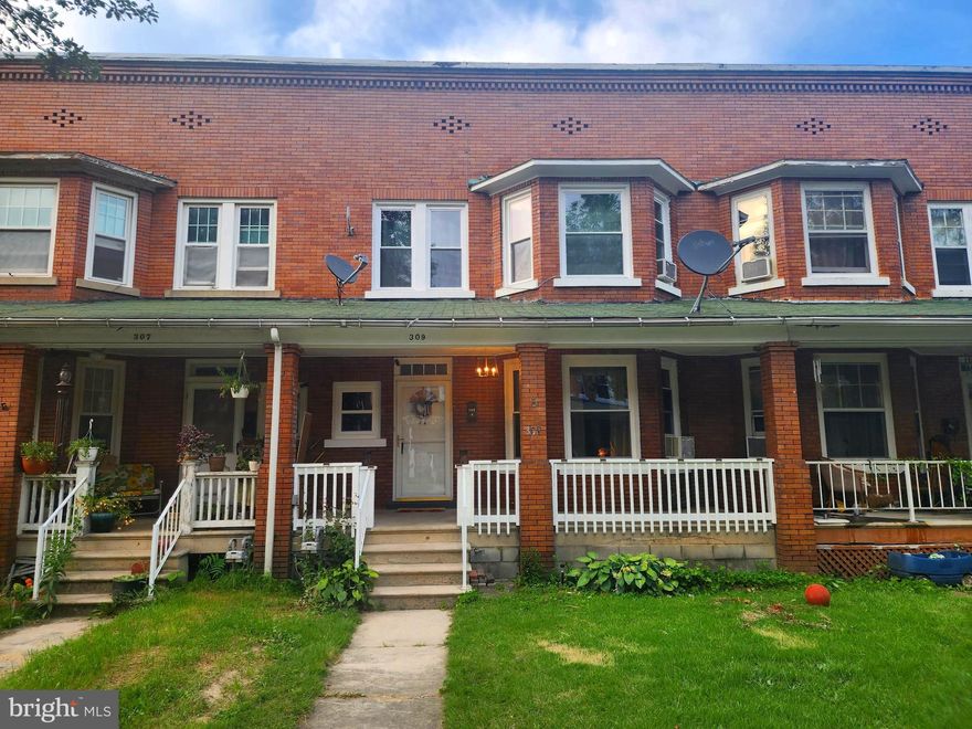 Charming 1919 Brick Townhouse recently refreshed!  Step into timeless charm with this classic 1919 interior rowhome, Featuring traditional brick architecture, this well-built 4 bed 1.5 bath townhouse blends historic character with exciting opportunities for modern customization. Inside, you’ll find solid bones and an unfinished partial basement—perfect for added storage or your next renovation project. The compact 0.04-acre lot provides just the right amount of outdoor space for low-maintenance living while still enjoying your own slice of the outdoors. This home ideal for both first-time buyers and savvy investors,  Don’t miss your chance to own a piece of history with room to make it your own!  At this price, it may be less than renting.