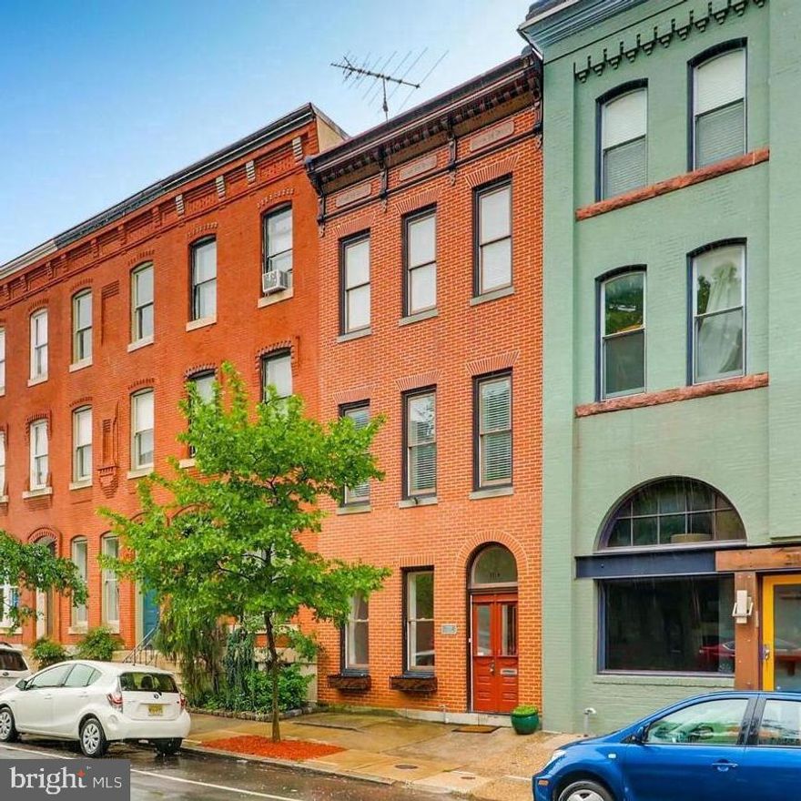 Spacious 17ft wide home with 2-car parking, rooftop deck with water & city views, 3 primary bedrooms, just one block from Patterson Park. Brazilian cherry floors on the living level, chef's dream kitchen with wood cabinets, granite counters, Jenn Air appliances & heated tile floors. Each bedroom has an en-suite bathroom. 7ft tall basement ready to be finished. Composite decking for easy maintenance.