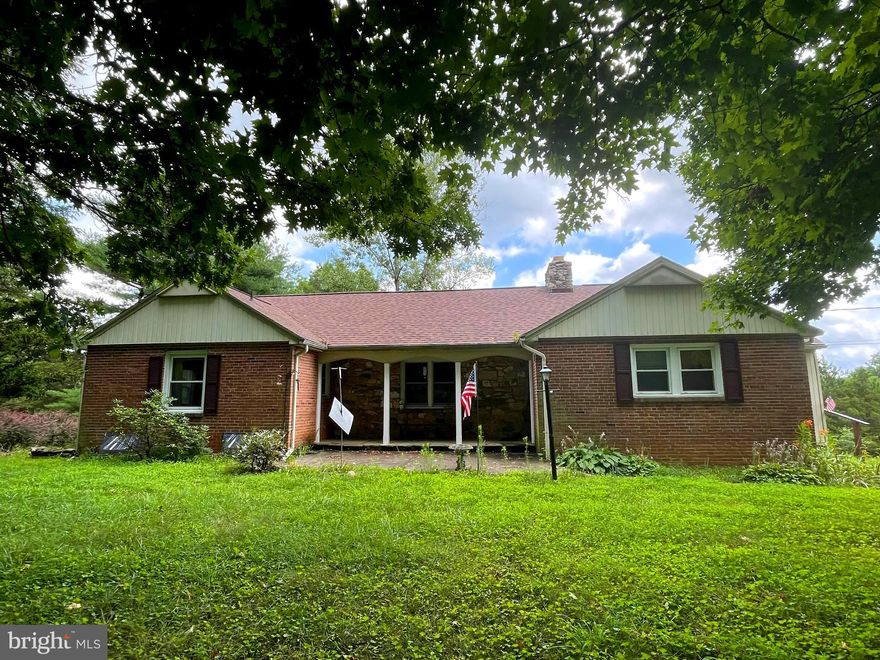 This spacious 5.29-acre, 3000+ square foot home is in a fabulous location. The main level features two bedrooms; one full bath, a family room, a dining room, and an awesome kitchen. The lower level has two bedrooms and two full baths with a rec room and a walkout to a fabulous two-acre lot with lots of privacy. The home has a spacious 3-car garage and spacious outdoor parking; Plenty of off-street parking!  This home is conveniently located between Baltimore and Washington DC, with easy access to all major roads. If you are looking for a peaceful, tranquil setting, this is it!!