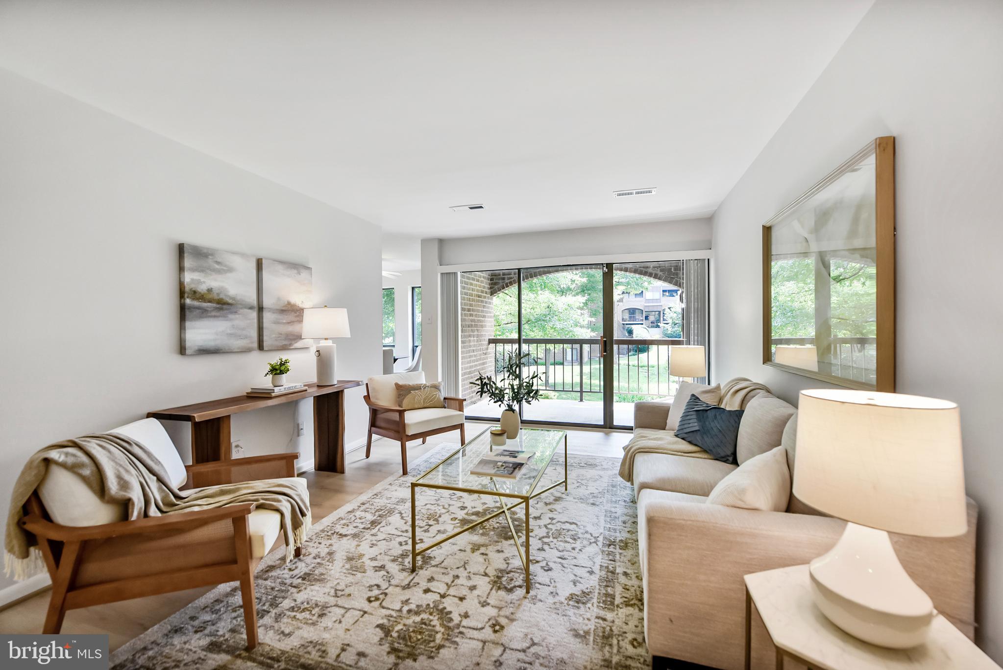 ***JUST LISTED THIS SMASHING 2 BEDROOM 1 FULL AND 1 HALF BATH WITH 1,070 FINISHED SQ FT IN THIS RECENTLY UPGRADED CONDO IN THE HEART OF FABULOUS RESTON**THIS UNIT IS IN PERFECT MOVE-IN CONDITION.. 06/25 FRESHLY PAINTED INTERIOR, NEW STAIN MASTER CARPET IN BOTH BEDROOMS, GORGEOUS NEW LVP FLOORING IN ALL LIVING AREAS AND UPDATED BATHROOM FIXTURES, NEW TOP/ DOWN CORDLESS BEDROOM BLINDS AND KITCHEN'S RECESSED LIGHTING**BEAUTIFUL WHITE KITCHEN W/ GRANITE COUNTERS AND STAINLESS STEEL APPLIANCES AND ADJOINING BREAKFAST ROOM W/ PRETTY VIEWS TO THE OUTSIDE LANDSCAPED COURTYARD**ENJOY THE FANTASTIC SPACIOUS TREETOP COVERED BRICK BALCONY WITH THOSE SAME VIEWS**THIS CONDO FEE IS ALL INCLUSIVE, EVERY UTILITY IS COVERED: ELECTRICITY A/C, HEAT GAS, TRASH AND WATER. RELAX AND YOU DON'T NEED TO WORRY, LIVE COMFORTABLY**YOU CAN ALSO ENJOY THE CONDO'S OWN POOL, BASKETBALL COURT, PLAYGROUND, TENNIS COURT BESIDES ALL OF RESTON'S WALKING TRAILS, POOLS AND TENNIS**SECURE STORAGE ROOM IN LOWER LEVEL OF BUILDING**ONE ASSIGNED PARKING SPACE #578 AND PLENTY OF VISITORS SPACES**THE MOST INCREDIBLE THING ABOUT THIS UNIT IS THE LOCATION......AMAZING. YOU ARE A FEW BLOCKS FROM THE WIEHLE AVE SILVER LINE METRO STATION AND ALL ITS RESTAURANTS, A MILE TO RESTON TOWN CENTER AND THE METRO BUS STOPS RIGHT OUT IN FRONT OF CHESTNUT GROVE**THIS HOME IS TRULY IS MOVE-IN PERFECTION... WELCOME HOME!!