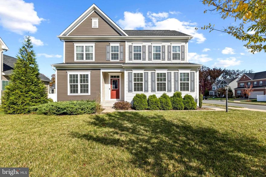 Welcome to this WONDERFUL Home on a Corner Cul-de-sac Lot in the LOVELY Community of Avendale * ONLY 6 Years Old & still feels LIKE NEW with BRAND NEW Plush Carpet Upstairs & FRESH NEUTRAL Paint Throughout * The BRIGHT OPEN Layout offers OVER 3,100 Square Feet on 3 Levels * High Ceilings from Top to Bottom as well as MODERN Design & Wide-plank LVP across the Main Level * VERSATILE Flex Room off the Foyer makes a GREAT Home Office, Play Room or Formal Dining Room * The BIG BRIGHT Kitchen is completely OPEN to the Family Room & features AMPLE Work & Storage Space, a SUNNY Bump-out Dining Area & a Double Door Pantry with Possible Coffee Bar Area Nearby * HANDSOME Espresso Cabinetry is highlighted by Granite Countertops & Stainless Appliances * LARGE Island boasts a Breakfast Bar & is perfect for Entertaining * The Family Room provides EXCELLENT Gathering Space with a COZY Gas Fireplace & easy access to the Stairs to the Upper Level as well as the Mud Room & Garage * The Upper Level features BRAND NEW Plush Carpet & 9’ Ceilings * The SPACIOUS Primary Bedroom has DUAL Walk-in Closets & a Tiled LUXURY Bath * 3 Nice-sized Bedrooms share a ROOMY Full Bath in the Hallway * HANDY Upper Level Laundry Room * The Unfinished Lower Level offers ENDLESS Possibilities & ABUNDANT Storage Space with a Walk-up Exit to the Rear Yard, Rough-in for a Full Bath & some Framing already done * Enjoy Relaxing & Outdoor Entertaining on the Trex Deck & Paver Patio in the PRIVATE Fenced Rear Yard * Neighborhood Amenities include Walking Paths, Tot Lot, Sport Courts & even a Dog Park * Close to Shopping, Restaurants, VRE Train Station & Major Commuter Routes