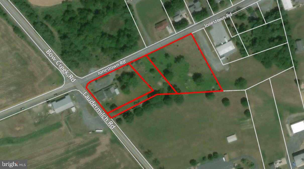 Flat 3.31 acres at signalized intersection less than   mile from I-81 and   mile from Rte. 22.  Near new Sheetz, hotels, Hollywood Casino.*Seller retains salvage rights to house/dwelling.