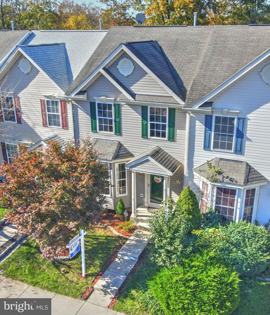 Situated in a cul-de-sac of the Constant Friendship community, this warm and friendly 3 bedroom, 3.5 bath townhome on Foreland Garth is waiting for you! Enter the home and find beautiful hardwood floors throughout the first level. A convenient half bath and coat closet are situated just inside the front door. An abundance of light sheds in through the large bay window offering a bright and homey living area. You will appreciate the easy transition from the living room to the combination kitchen and dining space. The cook is never alone and can entertain guests and family while prepping a meal in the eat-in kitchen. The large pantry and upper and lower kitchen cabinetry provide plenty of storage. Convert the bonus bump out space into a sitting room or breakfast nook and appreciate the wooded area views of Winters Run Conservation while sipping your morning beverage. The primary bedroom on the second level is outfitted with new carpet and neutral color paint. There is a large walk-in closet and primary bath with combination tub/shower. Also found on the second level is another full bath and two additional bedrooms. The bedrooms have laminate plank flooring and ample closet space. Have a need for an at home office or den? One of the bedrooms is charmingly designed with a chair railing and wainscoting and can be easily repurposed into an office or den.  The fully finished lower level offers a huge recreation room with slider door to walkout to the backyard. Situate your spin bike and dumbbells in the home’s second bump out or consider it a great place for storage and additional play space. The fenced backyard offers privacy to host fire-pit gatherings or an area for pets to roam. Enjoy the home’s proximity to the playground and nearby Winters Run walking trails. Attractive curb appeal- freshly painted front door, recently updated storm door and shutters, and covered front porch.  326 Foreland Garth is a prime location to Interstate 95 and affords many options for shopping, dining, and entertainment. There are so many reasons to make this well-maintained house your home!! Schedule your showing now!