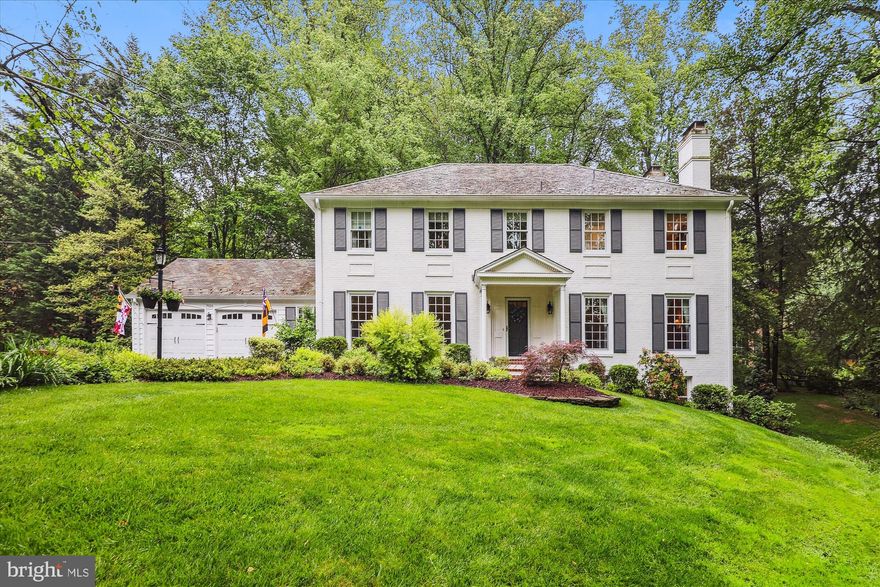 *The laundry room is approximately 80 square feet and is not included in the square footage listed in the Montgomery County tax records* 

This property is a rare combination of space, charm, and location—a true gem in a storybook setting.
Nestled on a pristine, one-acre lot, this beautifully maintained Colonial offers the perfect blend of timeless elegance and modern comfort in a truly breathtaking setting. Set back from the road with mature landscaping that gives the feeling of a peaceful country escape, the home welcomes you with a classic center hall layout and charming curb appeal.
Inside, the main level showcases a formal living room with a wood-burning fireplace, a spacious formal dining room, and a warm and inviting den/family room with a wet bar and a wood-burning fireplace—that opens to a large deck complete with gazebo. From here, you’ll enjoy serene views of the beautifully landscaped backyard, perfect for entertaining or relaxing in nature.
The eat-in kitchen has been updated and serves as the heart of the home, offering plenty of space for gatherings. Wood floors run throughout the main and upper levels, adding warmth and continuity to the design. Upstairs, the expansive primary suite includes a full bathroom, multiple closets, and a private sitting room featuring yet another cozy wood-burning fireplace. Three additional large bedrooms are thoughtfully situated on the opposite side of the house for privacy and comfort.
The finished basement offers exceptional flexibility, with a large family room, full bathroom, additional flex room can be used for office or bedroom, ample storage, and walkout access to the backyard—plus yet another wood-burning fireplace for added ambiance.
Additional highlights include a spacious two-car oversized garage with an EV charger and a long driveway for plenty of parking. Entry from the garage leads to a mud/laundry room with extra storage space for convenience. The front yard is a lush paradise, filled with mature landscaping that creates a sense of retreat, all while being located just minutes from Seven Locks Road, I-495, Cabin John Park, and a variety of shops, restaurants, and everyday conveniences.
The owners have made MANY upgrades and updates: renovated all bathrooms, updated kitchen, replaced appliances including washer and dryer. Installed an EV charger in the garage, replaced the HVAC, water heater and sump pump. Added a smart thermostat and upgraded attic insulation. For a full, comprehensive list of upgrades, updates and maintenance for 7926 Bradley Blvd, please see property disclosures or contact the listing agent.