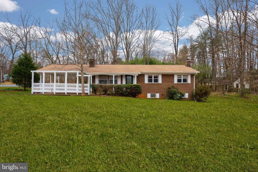 Currently no sign on property  - Enjoy main level living with a framed in basement with full bath plumbed on a rare 2.04 acre lot.  NO HOA! This rancher is located on a rare 2.04 acre lot near the North Stafford Business Park.  New roof, new siding in 2019,  Master and hall baths remodeled, new paint & hardwood flooring refinished in 2021.  Basement is framed with a full bath and an area that can be used as a 4th bedroom.  Fantastic workshop with lots of light through the large high windows is a great place to build your dreams!  Comcast available.  This gem won't last long!