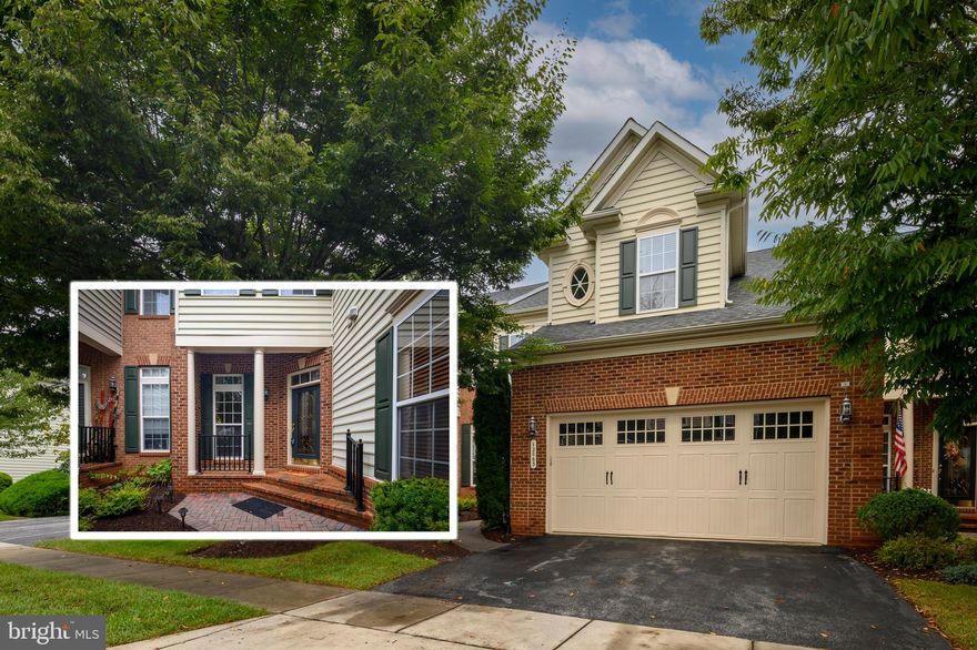 Your carefree, easy living lifestyle awaits in this expansive and light filled Ellicott Meadows two car garage 55+ Villa! This sought after home is situated in the back of the neighborhood overlooking peaceful open area, but just an easy stroll down to the community clubhouse, pool and tennis/pickleball & super convenient to nearby restaurants & amenities. The main level features a primary bedroom suite; living/dining rooms with dramatic vaulted ceilings & a cozy gas fireplace; laundry; library; & kitchen + 2 car garage and access to the large maintenance free deck that spans the entire back of the house!
 The upper level is set up perfectly for guests - 2 bedrooms & an adjoining bath + versatile loft space & several storage closets. Entertaining & daily living is enhanced with the finished basement including wet bar, recreation room with a 2nd gas fireplace & built in bookcases; a 4th bedroom / office space; full bath & lots of additional storage.