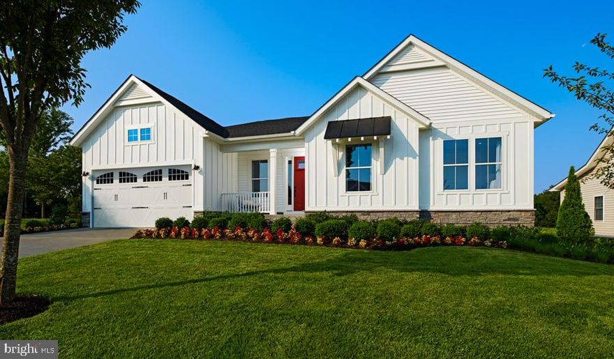 The open, inviting layout of this ranch-style model home makes entertaining easy—and it boasts designer details like boxed oak stairs, quartz countertops and luxury vinyl flooring. Inside, you’ll find a great room with a gas fireplace, a generous dining room and a gourmet kitchen featuring a center island, double oven, walk-in pantry and modern matte white appliances. An elegant primary suite includes a tray ceiling, an expansive walk-in closet and a deluxe bath with a soaking tub and double sinks, plus two additional bedrooms invite rest and relaxation. A covered patio, deluxe laundry, mudroom with full bench and second bath with double sinks are also included. A finished basement with two bedrooms, a bathroom, a rec room with wet bar, and a flex room completes this home.