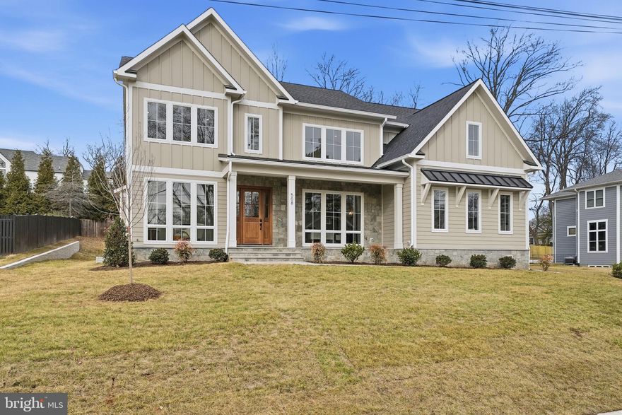 Live on one of the most sought-after streets in Vienna!  Jefferson Homes has just finished a stunning home with over 6500 square feet of luxury living space.  The elegant exterior features a charming front porch, Hardie-Plank siding, authentic stone and floor to ceiling Anderson 400 series windows to provide a transitional feel.  The interior finishes are modern traditional with wide plank wood floors, gourmet kitchen with large center island, quartz countertops, inset cabinetry, range hood and timeless design selections. The custom floor plan features a large family room with an Anderson four panel sliding door leading to a  screened in porch. There is a formal dining room, private study , sunny breakfast room, walk-in pantry, with additional dishwasher,  main level bedroom with full bath,  and a  large mud room with built-in cabinetry and additional dishwasher and refrigerator. There are four ensuite bedrooms on the upper level and a stylish laundry room. Lower level with rec room, game room, full wet bar, home theatre, gym and bedroom with full bath. Dedicated space  for future elevator.  Three car garage with electric car charger.  Wolftrap / Kilmer / Madison pyramid.  Jefferson Homes has been building custom homes in Vienna for over 20 years and is known for attention to detail and high quality building materials. Enjoy the pride of ownership and confidence knowing that your new home was built by an experienced and respected custom builder.  Jefferson Homes has two more Vienna homes delivering in 2026.