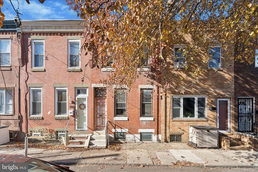 Perfect opportunity for an investor! This spacious three-bedroom, one-bath home is priced to sell at $270,000 and is ready for a full renovation. The property features a newer heater and solid bones, offering great potential for the right buyer. Located in a prime South Philadelphia area, just a short walk to Passyunk Square, City Fitness, and Broad Street. Don’t miss this chance to create value in one of the city’s most desirable neighborhoods.