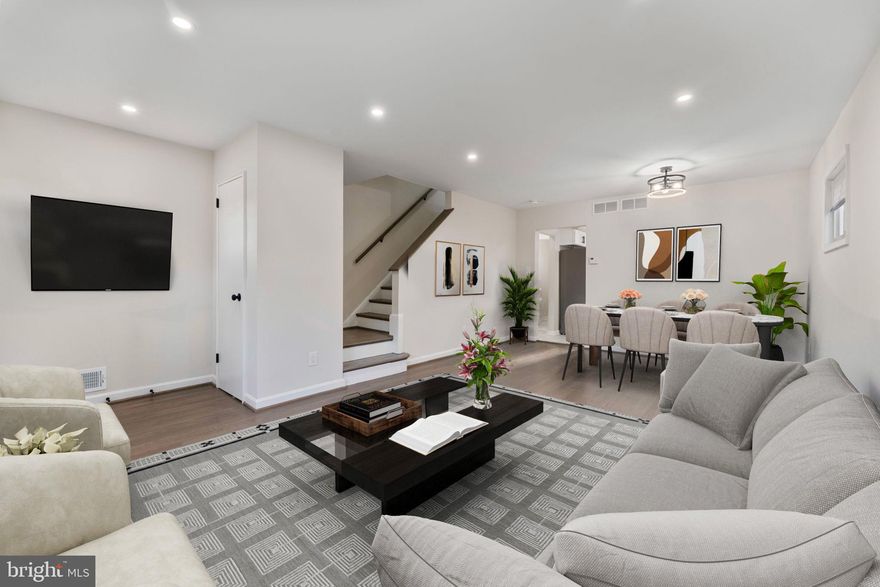 Welcome to 2605 Keith St – a spacious and inviting 3-bedroom home offering comfort, functionality, and unbeatable convenience.  Spread across three levels, this beautifully maintained property features a bright and airy main floor, generous living and dining spaces, and a thoughtfully designed kitchen.  Kitchen features brand new stainless steel appliances, quartz countertops, and plenty of cabinet space.  Upstairs, you'll find three comfortable bedrooms and a full bathroom, while the finished lower level offers additional living space, perfect for a rec room, home office, or guest area, complete with a convenient full bath and kitchenette.  Brand new HVAC (2025), Roof (2025), Water Heater(2025), original hardwood flooring brought back to life on the first and second floor, freshly painted (2025), Luxury vinyl plank flooring in the basement.   Located just minutes from D.C., major commuter routes, shopping, and dining, This home offers the best of suburban living with city access.  Don’t miss this exceptional opportunity! Property is eligible for a $10,000.00 grant from Wells Fargo to help with down payment!!  Some pictures are virtually staged.