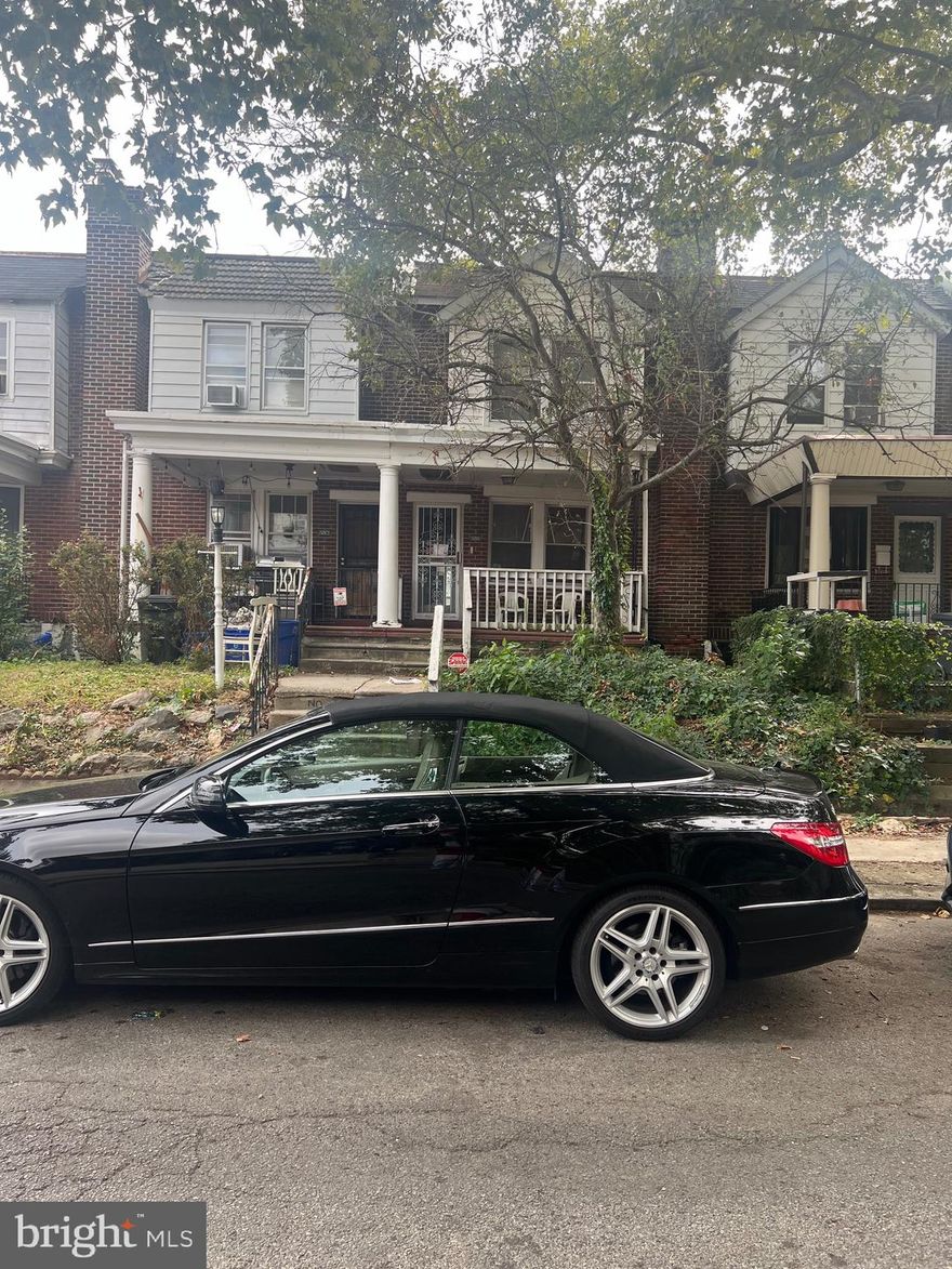 Large 3 Bedroom Home on a Nice tree lined street. Home has Solid mechanicals ,, First Floor has a nice size Living Room with a charming Fireplace { new owner will check on functionality]which is open to a nice sized Dining Room with Double Doors leading to a nice size Deck . the second level has 3 nice size Bedrooms , Master Bedroom has Large Double Closets , Full bath . leaking roof has been repaired , Property needs updating and is being sold as is condition . immediate equity , E Z to show !!