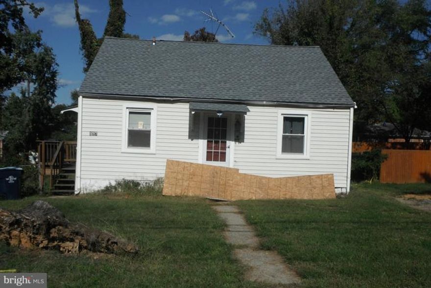 Nice home close to National Harbor. Needs renovation. Showings restricted to exterior fro now.