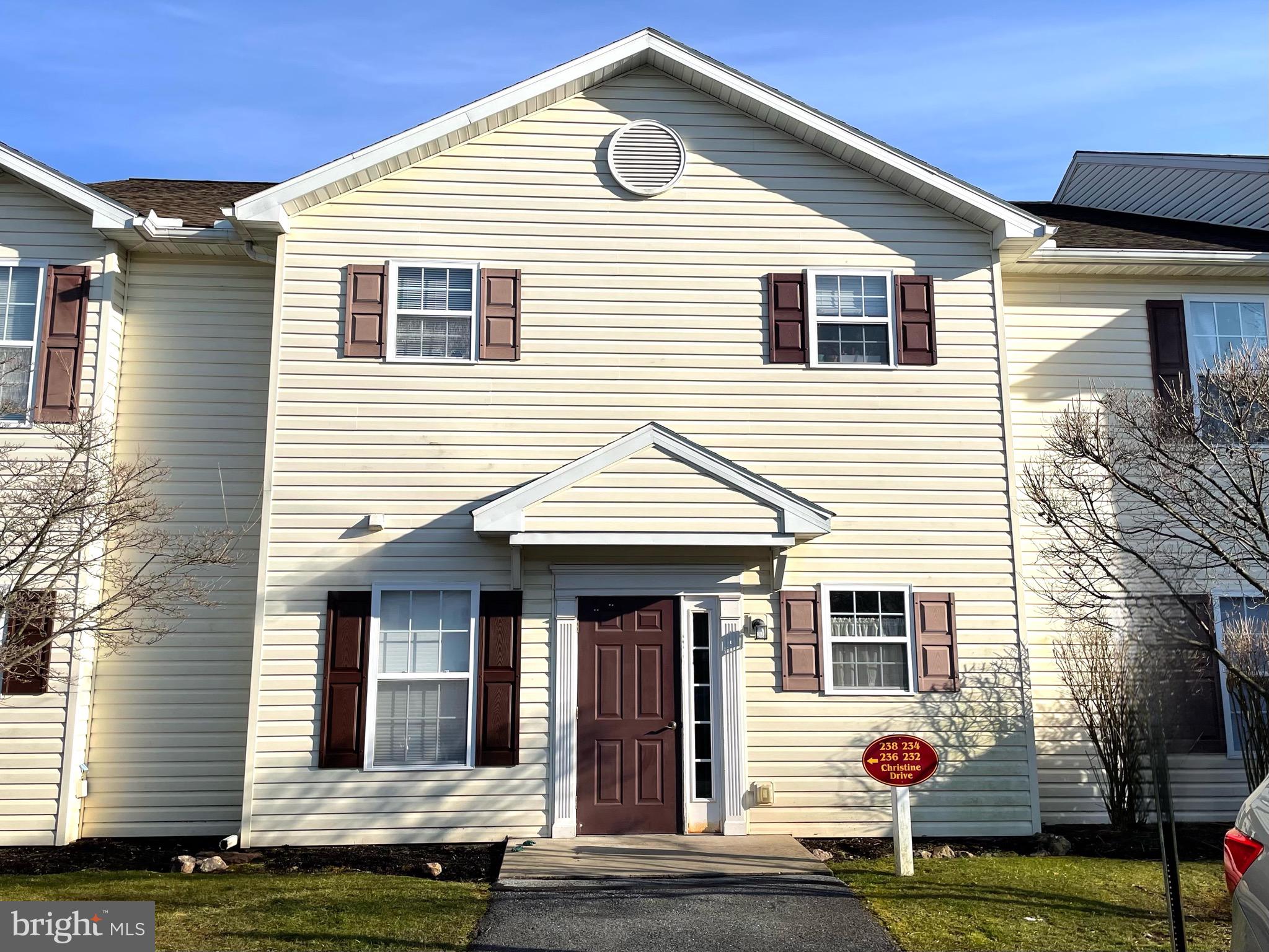 Welcome to the desirable Laurel Springs in Exeter Township! Step inside your easy access, first floor home to enjoy the open concept living room, dining area , and kitchen equipped with a breakfast bar, stainless steel appliances, and plenty of cabinetry. You can relax and cozy up next to your gas fireplace. This home also offers a large full bathroom, laundry room, and two large bedrooms with the primary bedroom offering a large walk-in closet and a 2nd full bathroom! Out back is where you can find your patio area which is perfect for entertaining guests or that morning coffee. Let's not forget that Laurel Springs also provides you with an in-ground swimming pool, playground, basketball court, and tennis court. Time to schedule your showing!