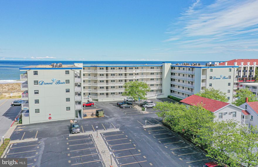 Great Ocean Side 2 Bedroom 2 bath unit with south facing large balcony.  Located across from Ocean City convention center and only a couple of blocks from the board walk. Close to Restaurants ,shopping and Famous Coconuts  .New HVAC 2022 New water heater 2023. (Professional Pictures to be loaded in Mls on May4th)