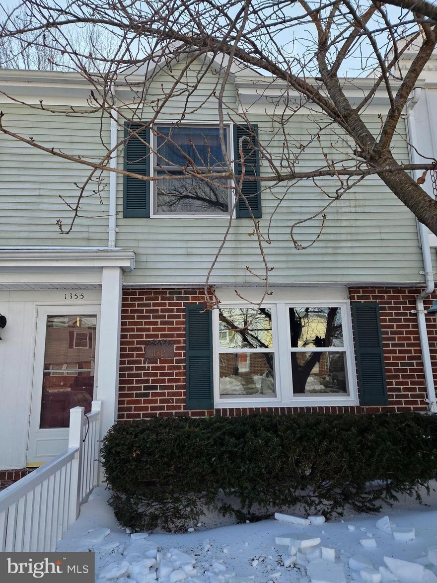 This townhouse offers a comfortable floor plan, with a large living room & rear eat-in kitchen that extends the entire width of the home.  Here, you'll find built-in appliances less than 2 years old, a good amount of cabinetry, plus a pantry & a counter peninsula with space for stools or benches, on both sides.  The updated slider leads to a deck with steps to the level yard.  Owner has made several significant updates:  roof is 5 years old; replacement windows; recent heat pump; water heater is 4 months old.   Three very generous sized bedrooms upstairs, with the primary having a walk-in closet (pull down attic access here), hall bath & linen closet.  The basement offers two finished rooms, plus a huge utility/storage area.   The rear room would make a perfect "theater room".  Located in a most convenient area of Bel Air, where you can walk to many destinations.  The HOA takes care of ALL lawn mowing, snow removal (including sidewalks), trash pick-up 2x weekly, bulk pick-up bi-weekly & TWO assigned parking spaces.  Two parcels convey (tax ID1303148947 and tax ID1303257649).