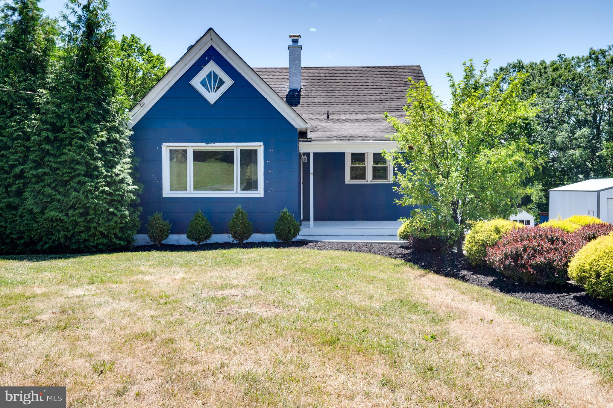 Super cute single home on just over 2 acres with a 3 car garage!  That’s right, you read that correctly!  Lets start with the home,  the front porch is very welcoming, leading into a nicely sized living room with lots of natural light.  The living room leads to the kitchen which features new cabinets and counter top.  That perfectly sized island stays with the home!  The full bath is on this first floor with 2 bedrooms which offers convenience especially for those with mobility issues.  A quick walk up to the attic and you have the third bedroom!  The basement offers a walkout exit to the expansive patio.  The partially finished basement offers a significant amount of additional living space perfect for a second living area, gaming area, office or all three!  There is also a private carpeted room in this area. The laundry room with a combo half bath completes the basement.
The heated garages with electric will surely impress.  There are three garage bays and a storage area on the first floor. Additional storage is also available in the attic area over the garages.  
The property is expansive and offers plenty of storage for your toys, parking and play area. This property won’t last long, make your appointment to see it in person.