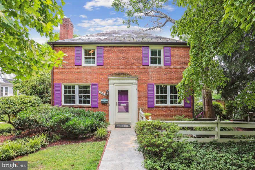 Come see this charming and well-maintained 4 bedroom, 2.5 bath all brick Colonial on a beautifully landscaped lot. One block to Becca Lilly/Long Branch Park. Main Level features include a renovated kitchen with a new stainless gas range/oven (2022), 42" maple cabinets, and Silestone countertops. There's also a spacious living room with a wood-burning fireplace, an open dining/family room area with crown molding and chair rail, and an updated half bath. The Upper Level features a freshly painted primary bedroom with a walk-in closet, two other bedrooms, a renovated full bath with a whirlpool tub, and a floored attic with a pull-down ladder. The fully finished walkout Lower Level features a kitchenette, living/bedroom area, and a renovated full bath. It is a licensed Airbnb that rents for $75 per night and has rented for approximately 75% of the rentable dates. Fresh paint throughout the main level and oak hardwood floors throughout the main and upper levels. Exterior and other features include a freshly painted expansive multi-level deck with multiple planters and brick walkways, a side patio, a partially fenced backyard, a sizable shed, and double pane vinyl windows throughout. Upgrades in the last 5 years include CAC/Furnace, replacement of 2/3 of the slate roof, and a new sewer line to the street. Approximately 1.25 miles to downtown TP, 1.5 mi to the Metro, a block to the bus stops on New Hampshire, and two blocks to the Takoma Park Recreation Center on the other side of New Hampshire.   Be sure to see the TruPlace virtual tour.