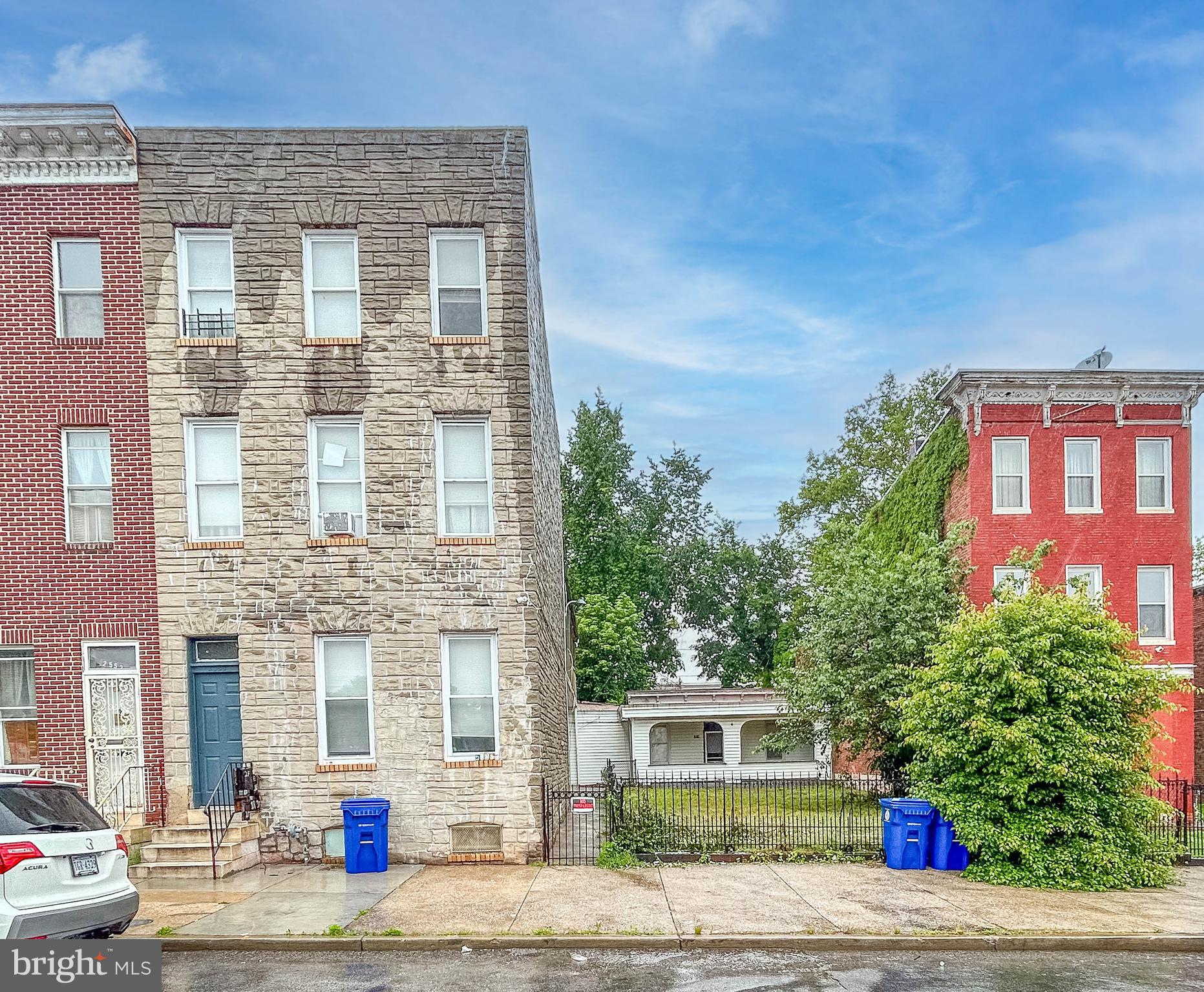 List price to be opening bid at online only auction. Online auction to be conducted on Auctioneers website. Bidding begins Thursday, June 19th and ends Tuesday, June 24, 2025 at 1:30PM. An opportunity to purchase a 5 unit apartment building. Layout: 4 units are located on the 3-levels in the main building and 1 unit in the detached carriage house, in the back right side of the property. There were many updates in 2024-2025 including flooring, kitchens, bathrooms, walls and more. The building is rent ready with a Baltimore City Rental License allowing for 5 units. Currently, Unit 2 is leased to a Section 8 tenant for $1,239/month on a 2-year lease, while the remaining 4 units are vacant and ready for new tenants. Unit Breakdown: Unit 1 (Main Level) - 1 bedroom, a full bath, bonus room, living area and kitchen. Unit 1F (Main Level) - Studio apartment with 2 rooms, a full bath and kitchen. Accessible via an exterior door on the back right side, marked with a "1." Unit 1E (Detached Casita) – Located at the rear of the property, featuring 1 bedroom, 1 full bath, living/dining area, kitchen, front porch, fenced front yard, and small backyard. Unit 2 (2nd Level) – 2 bedrooms, 1 full bath, bonus room, living/dining area, kitchen, and a covered balcony. (Currently rented for $1,239/month, Section 8, 2-year lease.) Unit 3 (3rd Level) – Located on the 3rd level setup as a studio apartment with a full bath, kitchen and a room with a divided wall. There are 2 entrance doors in the outside hallway into the unit.