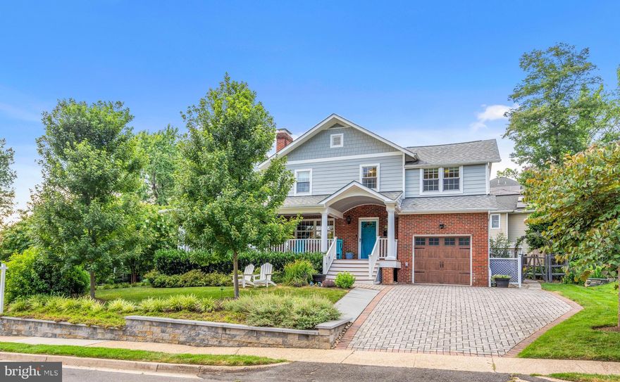 Thoughtfully expanded and renovated 5 bedroom, 4 bath front porch home nestled on a private 8,000 sq. ft. lot on a wide street in Shirley Woods**Recent updates:  (2024)-remodeled lower level with new drywall, luxury vinyl flooring, recessed lighting, and stairs (2021) - renovated upstairs hall bathroom tile, double bowl vanity, toilet, fixtures and appointments  (2020) - family room built-ins (2019) - one zone of HVAC; top load washer; (2018)-built-ins in cabinets in living room and wainscoting in dining room; Elfa closet systems in family room and upstairs bedroom closet; generator transfer switch outside garage; 2018-2020  -stone garden walls, grading, HVAC screening and extensive landscaping by Merrifield Garden Center; new shutters and window coverings throughout the home**Enter through the breezy front porch to an inviting living room with fireplace that flows  into the dining room and large kitchen with walk in pantry and breakfast area opening to  side  yard**The bathroom  on this level has a walk in shower, allowing the family room to be used as a sixth bedroom**A screened porch off the family room is an appealing feature**Upstairs the primary bathroom has two closets and a private bathroom with double vanities**three more large bedrooms share a recently -renovated hall bathroom**the laundry room has additional storage and folding space**The remodeled lower level rec room is ideal for play, media, or gatherings while the fifth bedroom doubles as a quiet home office**More storage in the utility room and outside storage in the garden shed**Near Lee Harrison Center for groceries, shops, and restaurants, parks, bikepath on George Mason Drive**Easy access Washington, business centers along the Orange Line Corridor, Fort Myer/Henderson Hall; Army Readiness Center, Foreign Service Institute, National Airport, Pentagon, Crystal and Pentagon Cities**Good reverse commute to Tysons, Dulles Tech Corridor and Airport**A pristine home in an exceptional location**
