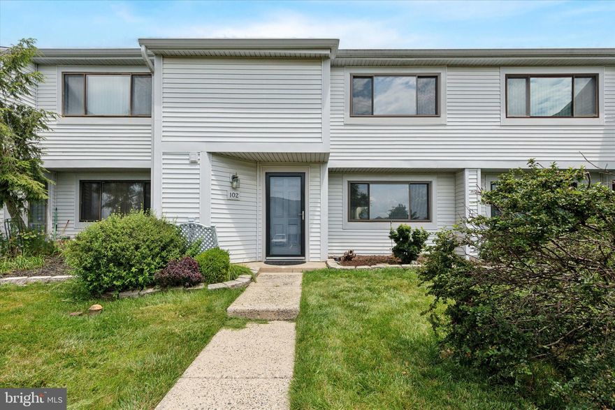 No Pets Please!  A meticulously maintained and tastefully updated 3 BR 2.5 Bath townhouse located in Towamencin Condominiums.  The living room and dining room have beautiful hardwood floors. The spacious gourmet kitchen has classic white cabinetry with gorgeous quartz countertops complemented by beautiful backsplash and modern stainless-steel appliances.  There is a custom breakfast bar that connects the kitchen with the dining room which gives plenty of additional counter space and seating along with cabinets for extra storage.  The sliding glass doors that lead out to the secluded rear patio with room for a table, chairs, and grill for outdoor entertainment.  Upstairs, the large main bedroom has a full walk-in closet and a full bathroom. The entire home has energy-efficient windows and doors. The association provides all exterior maintenance, lawn care, snow removal, trash removal, outdoor pool access, and playgrounds. This neighborhood is conveniently located close to the Turnpike, shops, restaurants, and community parks.