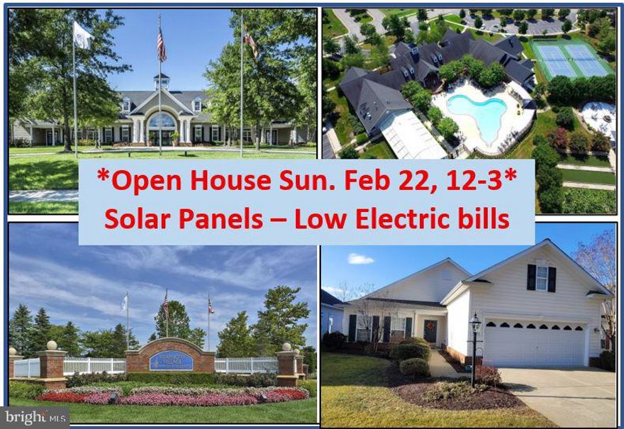 **OPEN HOUSE SUNDAY FEB 22, 12-3pm.** Enjoy the solar with super low $118 a month electric bills! Come fall in love with this amazing sought after 55+ community of Symphony Village with tons of amenities & activities. Wonderful location yet close to hospitals, doctors, shopping, restaurants, beaches, parks, boat ramps & more. Gorgeous 3BR, 2BA rancher with stunning hardwood floors and lots of upgrades. New roof only 3 years old! Original owner has taken meticulous care of his home. 9' ceilings, huge kitchen with corian counters, pantry, gas fireplace, relaxing back patio, sky basement with finished room for an office and storage area. Come get this wonderful home before its gone!!