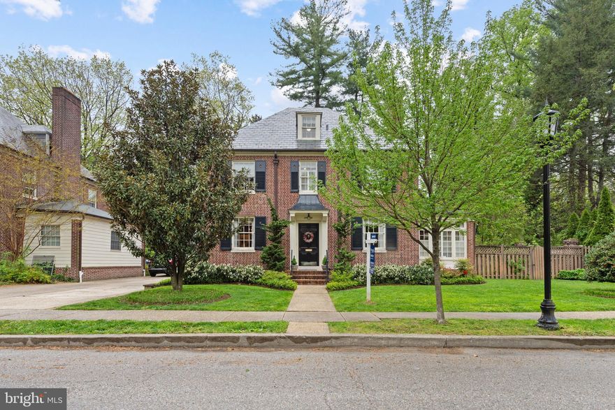 First time available in decades! You will love this beautifully updated and maintained center hall Georgian Colonial detached home in Guilford. Outside you'll get a two car garage, manicured lot with private patio and fenced yard, and lighting and irrigation systems. Inside, the eat-in kitchen  offers stainless steel and granite... Fisher & Paykel 6 burner gas stove, SubZero Refrigerator, and Kitchen Aid dishwasher and microwave. First floor footprint has been enlarged to include a den with a full bath with roll in shower, as well as formal dining room and living room and TV Room/enclosed side porch. Upstairs the Primary Suite has a private bath and dressing area, and one of the bedrooms has been modified to include full sized washer and dryer for laundry convenience.  Three of the four full baths have been fully renovated and the remaining full and half bath (in the basement) have been updated. Basement has extra refrigerator AND a second washer and dryer set. There are built-ins galore... china closets in the dining room, bookcases downstairs and up, plus a large built-in cedar chest on the second floor landing. Location is convenient to Guilford Green Space, JHU Homewood Campus, Museum of Art, Saint Paul Street commercial district, Connector and JHU bus services, Waverly Saturday Farmer's Market and so much more. This is city living at its finest.