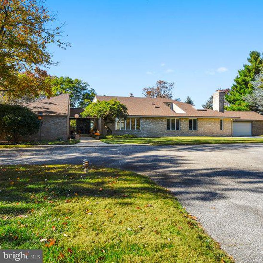 TRANQUILLITY FARM a premier estate farm graced by a magnificent country estate home as the centerpiece of the beautiful 83 acre farm, including a stocked pond, award winning landscaping and gardens, open fields & crop land, mature woods and old world orchard.  A separate caretaker or farm managers house built in the 1800's graces the farm complex including a barn, pastures and vast views of the property.The Estate home features 4 bedroom suites, six bathrooms, grand formal living and dining room with cathedral ceilings to a balcony library.  The designer kitchen and breakfast room take advantage of custom cabinetry and a gas log fireplace.  Many areas for entertaining include an expansive family room with stone fireplace, a stunning home office or additional library and an indoor regulation squash court.  Exceptional gardens designed by renown landscape designer, John Donofrio  include 10 acres in a variety of mature trees, flowing bushes, stone walls, stone patio and terrace, exceptional variety of flowering scrubs and bushes grace the expansive lawn. The view from the house and gardens overlooks the large pond, fields and woodlands beyond. A second residence known as the Farm Manager or Caretakers house was built in 1880 and was renovated in 1970.  The house has charm and character.  Large rooms, hardwood floors, original mill work.  Multiple staircases, full attic, formal living room, formal dining room, eat in kitchen, 3 large bedrooms, 1 full and 1 half bath.  Lovely wrap around porch.  Solid brick and stone construction. Metal seam roof.  Furnace under annual maintenance contract.  Well and Septic are to current standards. Farmhouse and barn are sold in "AS IS" condition.  The farm land is currently under lease and includes 55 acres of crop land and a pond (with electric service to the dock) and installed aerating system.  The remainder of the property Usage: Agriculture remains in woodlands.  The property is currently not in Conservation or Agriculture Preservation. Entire Property includes three (3) Parcels.Parcel 700 (10 Acres Residential) Parcel 465 (66.77 Acres/Agriculture) & Parcel 699/6.16 A. Ag)