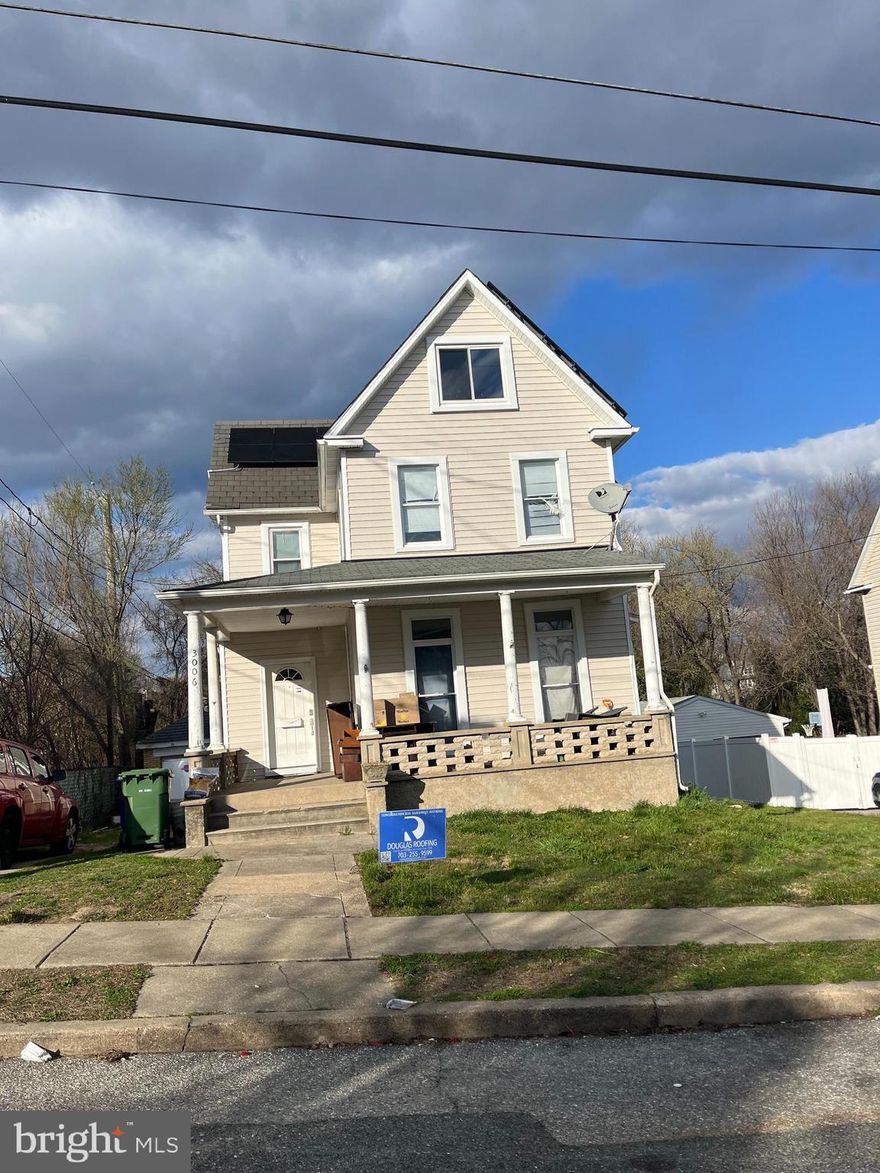 Don’t miss this 3 bedroom, 1 bathroom single family home located on a quiet street in Baltimore! This 1,700 sq ft home has excellent potential with a welcoming front porch, hardwood floors throughout the main living level and ample natural light from the numerous windows on the main living level. The 3 spacious bedrooms each have their own closet storage and the attic space and unfinished portion of the basement provide additional storage options. Numerous shopping and dining options are only a short drive away! With the right TLC this property will really shine!