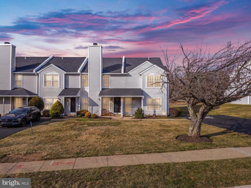 Welcome to this beautifully updated 2-bedroom, 2.5-bathroom townhouse-style condominium in Council Rock School District, where modern comfort meets stylish design and maintenance-free living! With spacious, open areas throughout, this home offers an abundance of room to relax and entertain.

Inside, you'll find a freshly painted interior with brand-new carpeting that creates a welcoming atmosphere. The heart of the home is the newly installed stacked stone backsplash in the kitchen, adding a sophisticated touch to this well-appointed space. The open-concept layout seamlessly flows from the living area to the dining space, making it perfect for both everyday living and entertaining.

Both bedrooms are spacious and filled with natural light, offering an en-suite bathroom in each bedroom for ultimate privacy and convenience.  The additional 1/2 bathroom on the main floor is ideal for visitors and adds to the overall convenience of the home.

You’ll love the maintenance-free lifestyle, with no exterior upkeep to worry about including the roof, siding, front door, driveway and rear fence replacement, allowing you to fully enjoy your living space.  The condominium association takes care of snow removal of your driveway and the path right to your doorstep!  
The roof, water heater and windows are all recently installed, not to mention the top of the line Trane HVAC system installed in 2024. With so much open space and thoughtful updates, this home combines comfort and modern amenities in a prime location.

Located in one of the most sought-after neighborhoods in Newtown, this condo provides the best of what the area has to offer—easy access to shopping, dining, entertainment, and major commuting routes. Don't miss your chance to own this beautiful, move-in-ready home where convenience and style meet. 

Come see why this is the best that Newtown has to offer!  Photos with furniture are digitally staged.