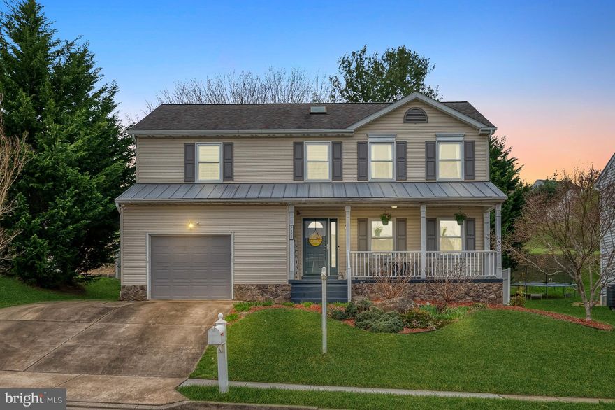 ***SELLERS ARE REQUESTING HIGHEST AND BEST OFFERS DUE BY MONDAY 4/7 AT 2PM*** Discover this stunning 4-bedroom, 2.5-bath Colonial tucked away on a quiet cul-de-sac in Nottingham’s sought-after Oakhurst community. With thoughtful updates, inviting spaces, and a backyard built for fun and relaxation, this home blends comfort and character in all the right ways. Mature landscaping and a charming covered porch welcome you home, setting the stage for what’s inside. Rich Brazilian cherry hardwood floors run throughout the main level, where every room feels warm and intentional. The living and dining rooms are dressed with crown molding, chair rail, and wainscoting—details that add both charm and elegance. A bay window in the dining room brings in gorgeous natural light, perfect for gathering or everyday dining. At the heart of the home, the remodeled kitchen is a showstopper—featuring quartz countertops, stainless steel appliances, maple cabinetry, and a stylish tile backsplash. A breakfast bar adds casual seating, while pendant and recessed lighting create just the right ambiance. The kitchen opens to a cozy family room, complete with crown molding, ceiling fan, and direct access to the sunroom—where vaulted ceilings, ceramic tile, and a heatilator offer a bright and comfortable space to enjoy year-round. Upstairs, the spacious primary suite feels like a retreat with French doors, hardwood flooring, crown molding, and a beautifully updated bath featuring a large walk-in shower, double vanity, and walk-in closet. Three additional bedrooms each offer hardwood flooring, ceiling fans, and unique trim details. A full hall bath includes a skylight, granite-topped double sinks, and a tub/shower combo. Laundry is right where you need it—in the hallway with front-loading machines. The finished lower level adds flexibility for work or play, with a carpeted rec room and a large unfinished space currently used as a home gym and workshop, with walk-out access to the yard. Step outside to a backyard designed for enjoyment—paved patio, storage shed, gentle slope for wildlife watching, plus a basketball hoop and trampoline ready for weekend fun. A one-car garage, two-car driveway, and extra street parking make daily life a breeze. Key updates include windows (2024), dishwasher and washer (2024), oven/range (2022), water heater (2020), and a full energy audit in 2024. With its upgraded features, flexible layout, and unbeatable location, this home is a true standout—come see the lifestyle it offers.