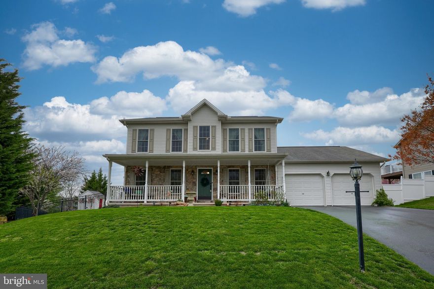 Awesome opportunity to move into popular The Woods community!  This beautiful home at the Winterberry cul-de-sac provides an exceptional location for quiet, and yet, surrounded by friendly neighbors and families!  Walking into the open two story foyer immediately shows the fine amenities, solid hardwood floors through the main level, updated luxury vinyl tile, luxury vinyl plank throughout the upper level!  The eat-in kitchen with a breakfast bar is equipped with all updated stainless steel appliances, a reverse osmosis drinking water faucet, and a nice size pantry!  You will appreciate the openness of the kitchen to a large family room with built-ins!  The main level offers options for living rm/office or playroom!  A traditional dining rm with crown mold and chair railing creatives the ambiance for more special occasions when desired!  On the upper level, the very large primary bedroom is set off with a very stylish accent wall, and abundant closet space offering a large walk-in closet, across from a second large closet!  The double vanity provides ample space for two! This turnkey home offers not only the bedrooms on the upper level, but, also a beautifully finished section of the lower level that is currently set up as a 4th bedroom with a nice size closet!  There's so much to love about this amazing property, including a large 21x12 foot composite deck off of the kitchen, that leads into an awesome backyard fully fenced with stylish black aluminum fencing!  Kids or grandkids will thoroughly enjoy time with friends and family in the playhouse nestled in by the White Pines!  And, of course the outdoor fire pit for family and friend gatherings!  You will also appreciate the exceptional practical upgrades of this home. A new HVAC system (internal 2022 & external 2023), the RO drinking water system, whole house water softener & filtration system, a garage heater for your comfort, and wiring for two 240 EV Chargers!  You will not want to miss the great opportunity to make this one yours!!!