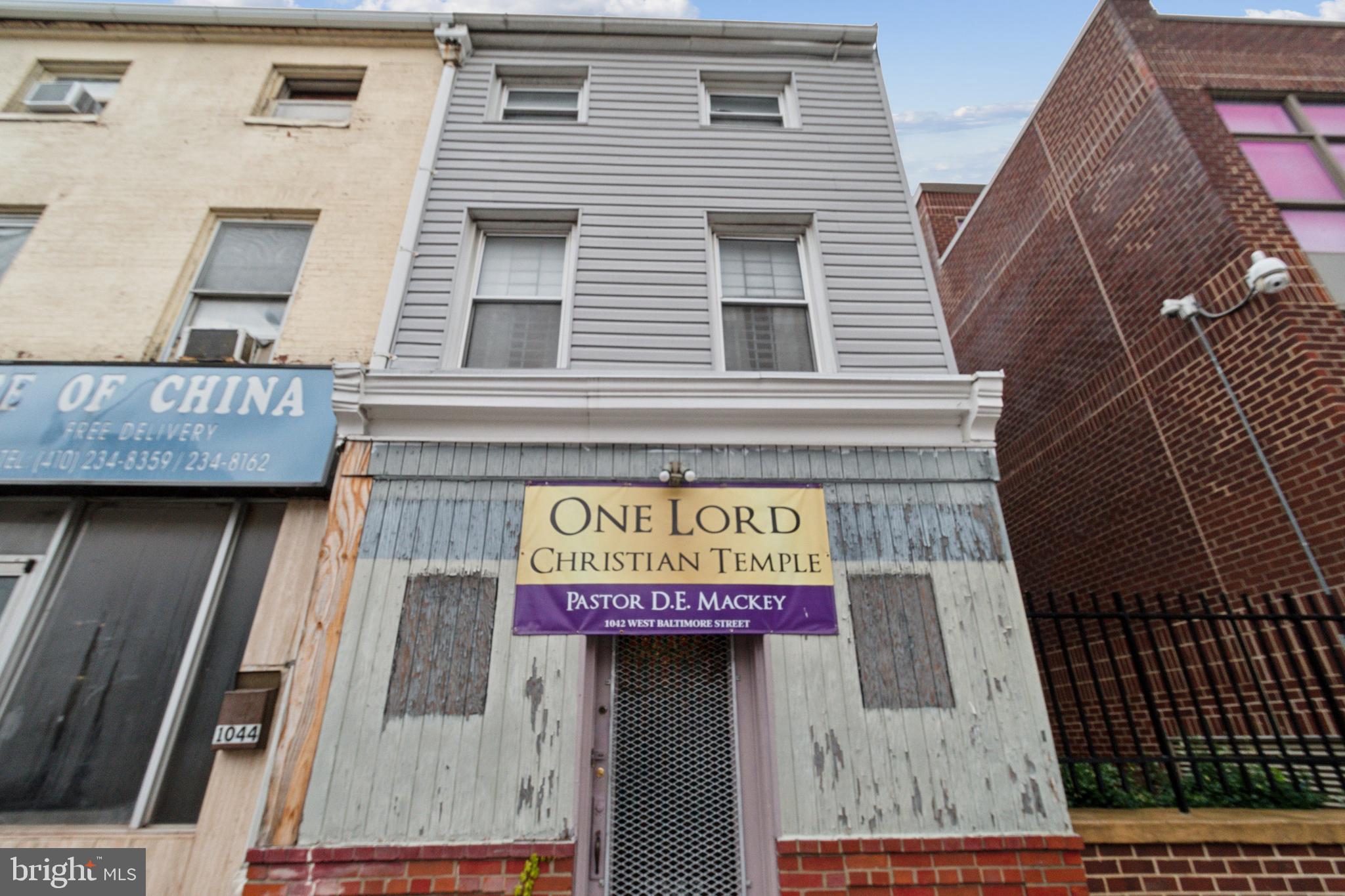 Charming Investment Opportunity in the Heart of Baltimore!
Welcome to 1042 W Baltimore Street, a versatile property located in the vibrant and historic neighborhood of Baltimore, MD. This property offers a unique blend of character and potential, making it an ideal investment for homeowners or business owners alike.
• Prime Location: Situated in a bustling area with excellent foot traffic, close to major landmarks, dining, and shopping.
• Versatile Space: Perfect for residential living, commercial use, or mixed-use, depending on your vision.
• Ample Square Footage: Generous interior layout providing flexibility for customization.
• Accessibility: Conveniently located near public transportation, major highways, and local amenities.
• Historic Charm: A unique property with architectural details that capture Baltimore’s rich history.
Whether you’re looking to establish your next business venture, renovate a stunning home, or invest in a promising rental property, 1042 W Baltimore Street offers endless possibilities. Don’t miss out on the chance to own a piece of Baltimore’s charm and potential.
Schedule your tour today!