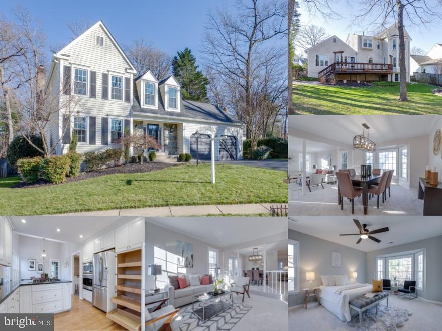Luxury meets comfort in this beautifully renovated 4 bedroom/3.5 bath home with a generous 3800+ square feet of living space in the Robinson/Oak View pyramid. This serene cul de sac home is where classic charm meets modern sophistication. Extensive landscaping, with blooming flowers in the spring, summer, and fall displays the meticulous nature of the owners. The two car garage, wide driveway, and additional frontage on the cul de sac provide ample parking for daily use and visitors. Enter the spacious foyer with gleaming hardwood floors, modern lighting and dual coat closets. The sun-drenched, open concept living and dining rooms are ideal for hosting holiday meals. Retreat to the back of the house to the expansive family room and its cozy gas fireplace, with its large bay window view of the serene yard. Your inner chef will be impressed with the updated kitchen! Granite counters, stainless steel appliances, soft-close drawers, roll-out shelves, and two efficient lazy Susan cabinets display the owners’ attention to details. The breakfast area and bar-height counter offer space for friends to gather. Step out to the elevated deck, a tranquil retreat for unwinding and soaking in the picturesque views while enjoying your coffee in the shade of the mature trees. Don't miss the sunroom off the kitchen! This can function as a private den or a quiet escape away from the bustle of NOVA-with easy access to the pantry for a snack! Each level of this home offers an open, airy floor plan along with specific retreat spots that you can make your own. The main level laundry room, just off the kitchen, delivers space to fold clothes with bonus storage and a closet, plus serves as a mud room entry from the garage. Plenty of storage areas are arrayed throughout the house with a main level linen closet in the updated half bath, as well as full storage closets in both upstairs bathrooms. Upstairs, the tranquil primary suite awaits, with an expansive bay window that provides a tree-house type feel to the room. Two spacious walk-in closets provide ample storage. The private ensuite bath is an oasis–updated with brand new flooring, custom-tile shower, new lighting, striking countertops and dual sink vanity. Escape the day by sinking into a luxurious bubble bath overlooking the trees. Down the newly carpeted hallway you will find 3 large secondary bedrooms and a well-appointed full bath with dual sinks and linen storage. Downstairs, the spacious lower level is perfect for the crew to hang out. Mix up a cocktail at the wet bar and catch the big game. Imagine a game room or home theater with the expansive entertainment space! The enclosed unfinished area downstairs provides flex space--home gym or storage. Personalize with minor modifications to easily turn the area into a home office or guest space for Aunt Linda--complete with access to the third full bath. With two exterior entrances you can provide a private entry to a downstairs suite or take the party outside! The fenced, beautifully landscaped yard space has room for a play set or to play fetch with Fido. While mature trees and space between lots are hallmark features of this neighborhood, a beloved feature is the community green space. Kick a ball with others, pretend your team is in the Super Bowl or even ride sleds when it snows! Summer won’t be complete without a splash in the pool–the Sideburn Run Rec Association is available for membership! This home is located between University Mall & Burke Centre, providing plenty of shopping and dining options. This location offers easy access to 123, Braddock Rd, Fairfax County Pkwy, and the Metro Bus stop direct to the Pentagon is around the corner. The Burke Station VRE is also nearby. There are plenty of Fairfax County Parks nearby and easily accessible! Come tour this stunning colonial and make it home! Major updates include HVAC (2021), 48 double-pane windows and garage doors (2019), and roof & siding (2018). This home is truly turn key!