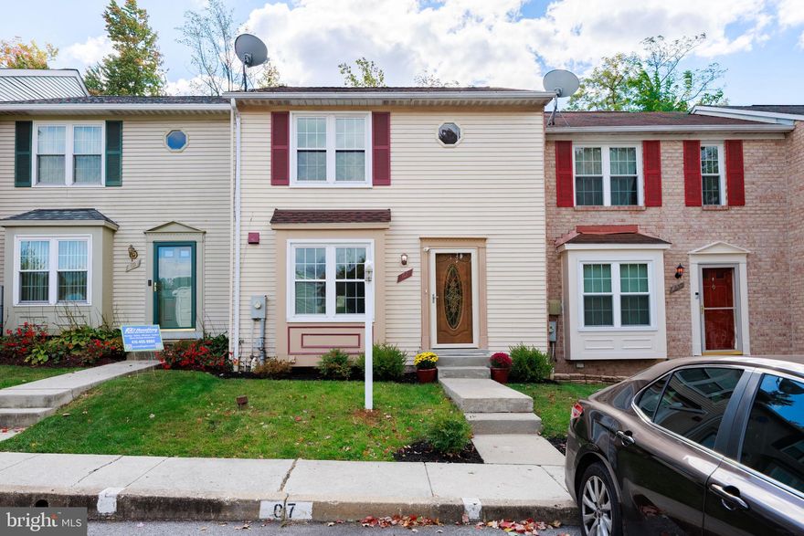 Welcome to this well-maintained townhome in the desirable Village Oaks community of Catonsville. This spacious 3-bedroom, 1.5-bath property offers a thoughtful layout with updates throughout and a peaceful setting backing to trees.
The main level features a bright and open living and dining area accented by crown molding and neutral finishes. The eat in kitchen provides ample cabinet space and adjoins the dining area for easy entertaining. Upstairs, the primary bedroom includes a large walk-in closet and shared access to the full bath with double vanities.
The finished lower level offers additional living space—ideal for a family room, home office, or recreation area. Enjoy outdoor relaxation or gatherings on the rear deck overlooking a private wooded backdrop.
Practical upgrades include a new  HVAC system, refrigerator, and flooring  (2022), washer and dryer (2023), a newly installed security system (2024), fresh paint and cosmetic updates(2025). Assigned parking. HOA covers common area maintenance, snow removal, and road upkeep.
Conveniently located near major commuter routes including I-695, I-70, I-95, and Route 29, with nearby access to the MARC train. Close to shopping, dining, and recreational amenities that make Catonsville such a sought-after community. Schedule your showing today!