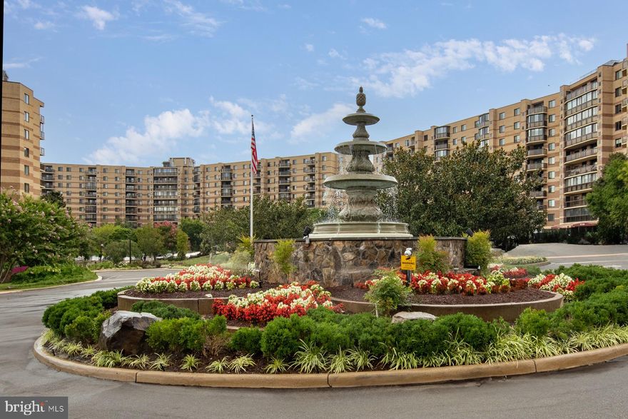 Welcome to The Rotonda — a premier, gated 34-acre condominium community in the heart of Tysons! This beautifully landscaped oasis offers 24/7 security and unbeatable access to two nearby Silver Line Metro stations, putting all of Northern Virginia and D.C. within easy reach. This spacious one-bedroom, one-bathroom unit is move-in ready and thoughtfully updated. Enjoy freshly painted interiors, brand-new kitchen flooring, updated light fixtures, and custom built-in closet organizers in the primary bedroom. A true standout feature — this unit includes two deeded garage parking spaces, a rare and valuable convenience located just steps from the elevator. Additional highlights include in-unit laundry and a private balcony with beautiful views, perfect for morning coffee or evening relaxation. The Rotonda offers resort-style amenities including year-round indoor and outdoor pools beneath striking glass domes, saunas, a fully equipped fitness center, yoga studio, basketball and sand volleyball courts, six lit tennis courts, a soccer field, playgrounds, game room with bar, library, business center, and more. Residents enjoy walking trails, serene ponds with gazebos, picnic and BBQ areas, sunlit lounges, trellised gardens, and a dog park — yes, it's pet friendly! Additional conveniences include a DIY car wash and vacuum station, EV charging, mini-mart/dry cleaners, and ample free parking. The two-level community center is the perfect spot to relax or host gatherings. Location is everything, and The Rotonda delivers — steps to Whole Foods and The Boro, home to shops, dining, ICON theaters, and a vibrant promenade. Commuting is a breeze with close proximity to Routes 7, 123, and I-495. The condo association covers maintenance of balcony floors, HVAC doors, and railings. On-site building staff ensures smooth access and daily support. Experience comfort, convenience, and resort-style living in the heart of McLean!