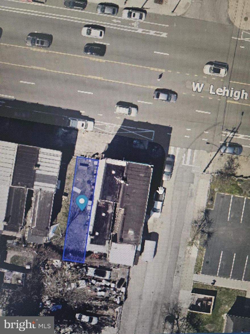 RM1 Zoned lot on W. Lehigh near N 7th Street. Has a 15ft front and the city of Philadelphia owns the lot on the right.