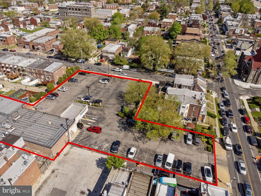 Great Opportunity for an investor and an owner to occupy this 11,629 square feet with a finished basement of 3471 square feet located on 6423-25 Rising Sun Ave. The bank has both entrances from Rising Sun Ave and a parking lot with a large open corridor, lobby, waiting area, personal banker cubicles, reception, meeting room, teller vault, safe deposit vault, men + ladies bathroom, 2-private executive office with bath, lunch room, 2 large conference room with plenty of storage rooms.   The adult care center has both entrances large lobby, 4 private offices, a large conference room in the back with a kitchenette, a work room, and 4 bathrooms.  The finished basement has 5 large office rooms, 2 baths, a kitchenette, utility rooms, and plenty of storage spaces.  There are sprinkler systems in the building, the new roof was installed in April 2024 and the adult care was renovated a few years ago.  There are 6 rooftop HVAC Units and 3 were installed after 2017. There are large signages in the front and the back street. Currently, both tenants Bank of America's 7,398 sf and the Adult Care center's 4231 square feet are occupying. This sale included 2 additional lots currently 75 parking spaces 6410-20 Parlmetto Street #885681300 and 6422 Palmetto Street # 885682140.  The parking lots are shared between both tenants now and the bank does have a drive-thru in the back.  Both front entrances are on Rising Sun Ave and the parking entrance and exit are on Levick Street and Palmetto Street.  Conveniently located on this busy Rising Sun Ave in the most desirable Northeast Philadelphia,  Minutes to Montgomery County, Center City. Also, the building is for lease at $22.00 per square foot. The buyer and agent must check the size and zoning. All showing must send POF before showing.