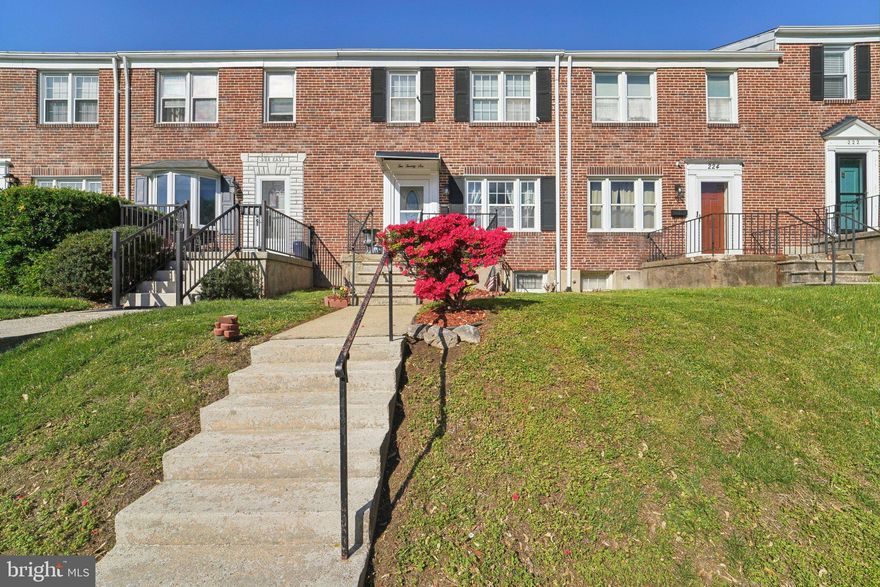 Pride of ownership shows in this well cared for brick townhouse nestled in the heart of Catonsville's Medwick Garth community, this 3-bedroom, 2-bathroom classic Baltimore row home is a true masterpiece of modern living.  This property has been very well cared for, with a thoughtful floor plan and is a must-see. Soon as you enter the house you are greeted by open floor plan, with a combination of spacious living room and dining room combo, with a open access to recently updated kitchen with new stainless steel appliances and ample of natural light. The arched entrance separating living room from kitchen gives a elegant touch of traditional separation. From the kitchen, step out onto the patio and into the fenced private backyard, perfect for outdoor entertainment and relaxation.  Upstairs are three good sized bedrooms, all are carpeted and ready for you to re imagine with your personal touch . The full bath has tiled backsplash, newer tiled floors, both a jacuzzi/spa tub and a shower & plenty of natural lighting. And as a bonus, the basement is fully finished, the lower level features a cozy, updated family room, 4th bedroom/office/playroom, full bathroom, washer/dryer & plenty of storage. Step outside and up to the backyard from rear door, for additional space for you to hang out, This home has numerous updates including a newer roof (2018) with 15 yr labor warranty and 30 yr shingles warranty. New refrigerator and stove with 3 yr warranty each, Come check it out and make this fabulous home yours today!! This home is zoned for Baltimore County Schools!!!!
Seller is also offering a chance to lock in assumable loan at a very low interest rate!