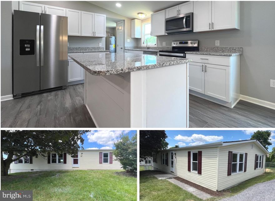 Move In Ready, 3 bedroom, 2 bathroom rancher located minutes off of Interstate 81. This home is complete with a NEW ROOF, new HVAC, new hot water heater, 2 new bathrooms, fresh paint from top to bottom, new LVP flooring throughout, all new interior doors,  new brushed nickel hardware, and fixtures. The newly re-done kitchen includes stainless steel appliances and granite counter tops. This home also features a rear fenced in yard and a storage shed. Schedule your showing today!