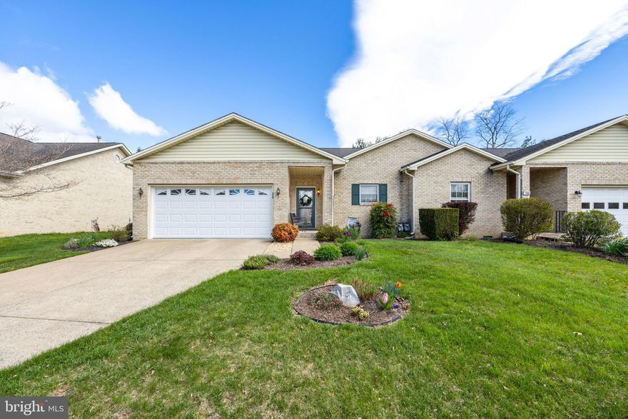 Introducing a charming duplex in the sought-after Mountainview Subdivision. This residence combines tasteful design with practical living. With three bedrooms, two bathrooms, and 1,639 square feet, this home offers a haven of comfort and style. Step inside to discover hardwood floors that guide you through the spacious living area. The kitchen, featuring sophisticated 42-inch cabinets, invites culinary adventures and gatherings with loved ones. Retreat to the serene primary bedroom with an en-suite bathroom. Two additional bedrooms offer versatility for guests or a home office, ensuring everyone finds their perfect space. Outside, a stamped rear patio invites you to unwind in the soothing surroundings, while landscaped gardens add natural beauty and curb appeal to the property. This home offers both practicality and charm. Its two-car garage provides convenient parking and storage. Sidewalks meander through the community, providing a safe way to connect with others and promote your physical and mental well-being. Situated near shopping, schools, and commuter routes, it provides easy access to everyday amenities. This home offers the perfect blend of charm and convenience. Schedule your viewing today and make this property your own.