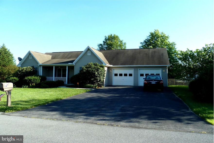 Perfect home for the retiree or small family. New engineered floors easy maintenance & lovely to look at! Upgraded appliances to enjoy, washer & dryer included. Lovely sunroom for all year living. Fenced rear yard  to enjoy for so many reasons. All in community close to I81, for MD Commutes, community has walking paths, pool, tennis. Quiet location in s/d near end of street. Excellent condition!